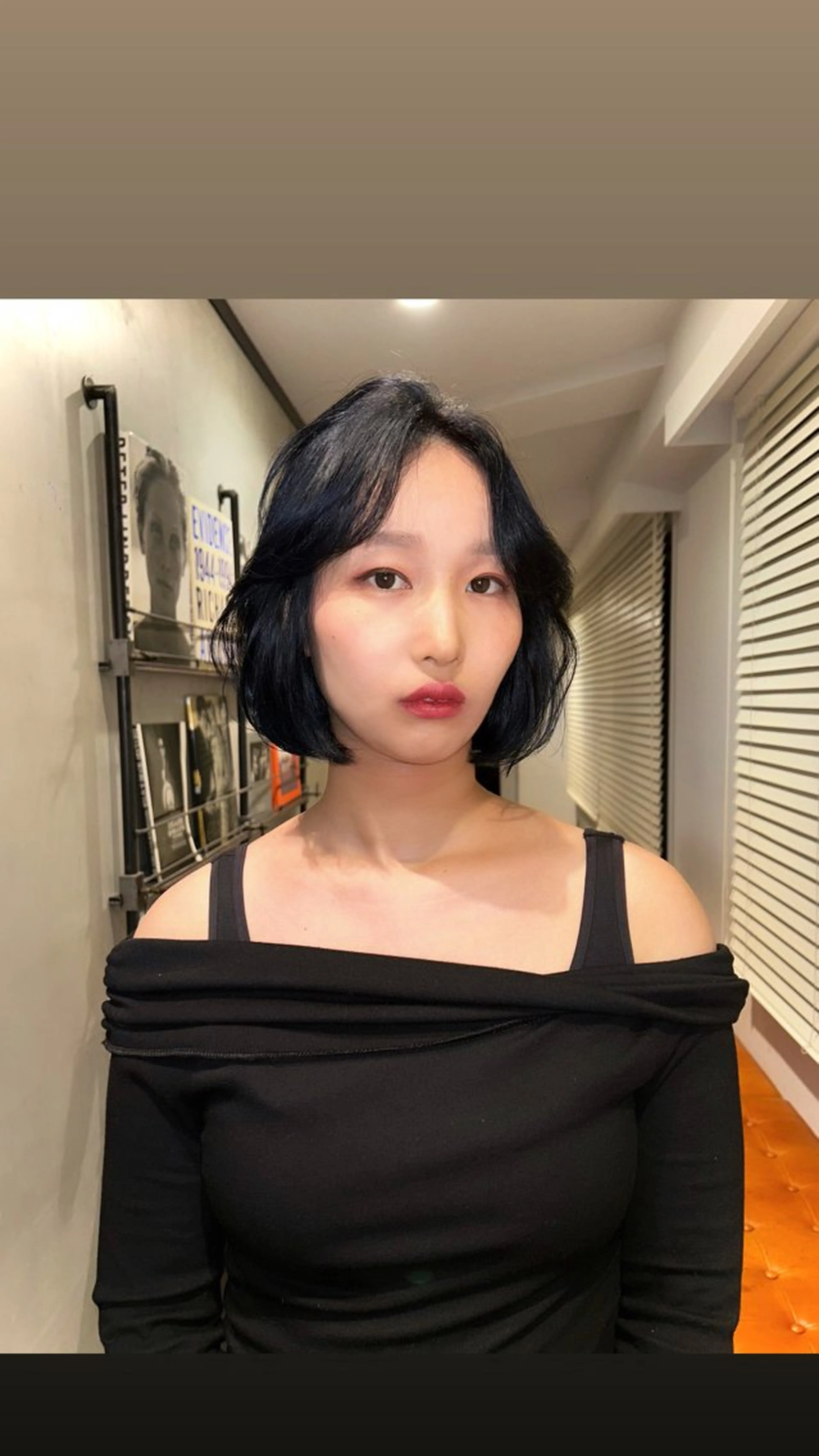 ミディアム カラー カット ヘアカラー タナカ カナ🫧のヘアスタイル