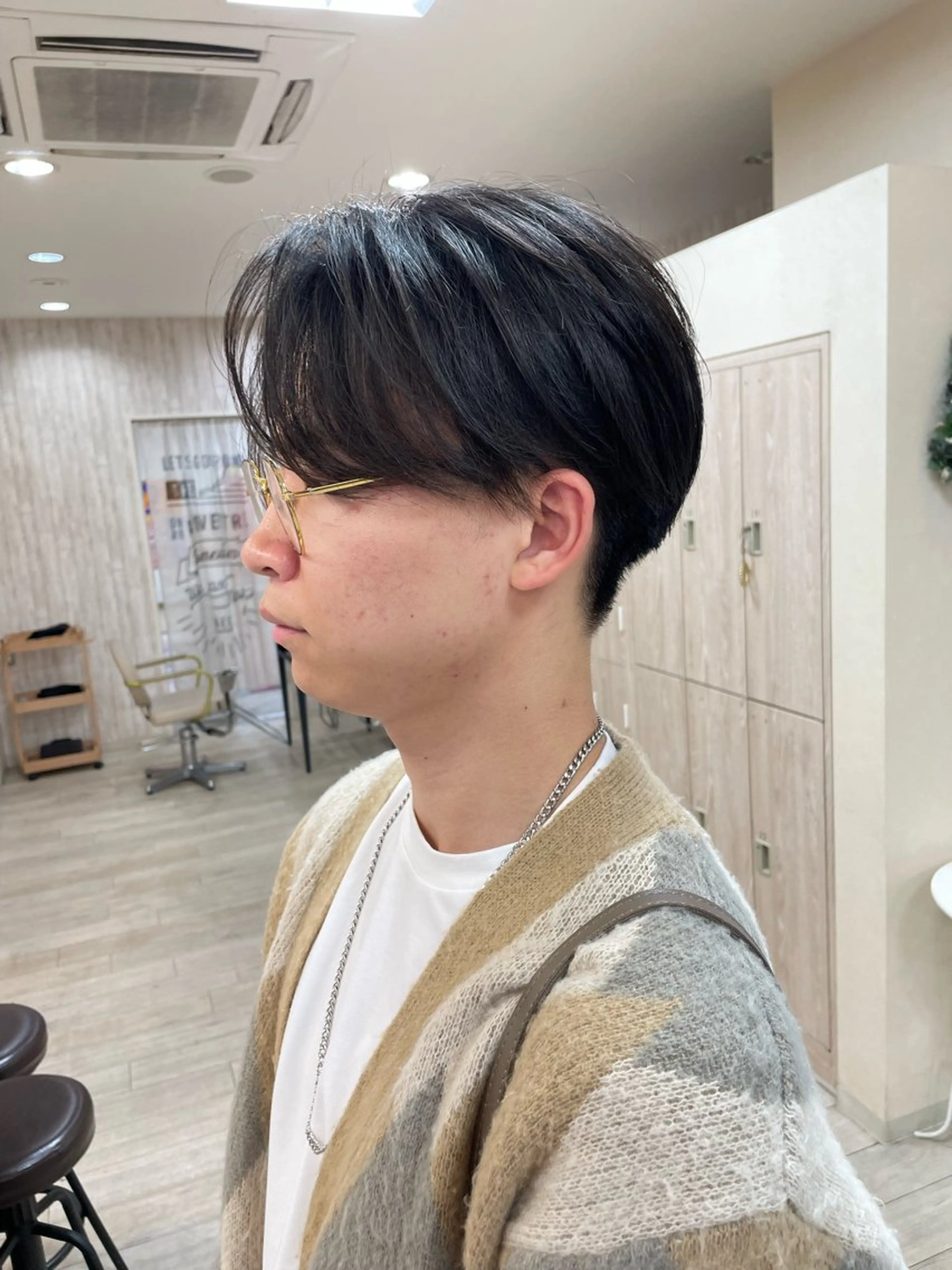 メンズ メンズブリーチ メンズハイトーン メンズパーマ メンズショート メンズスパイラルパーマ カット 🌱メンズ特化🌱 ニュアンス/リョウガのヘアスタイル