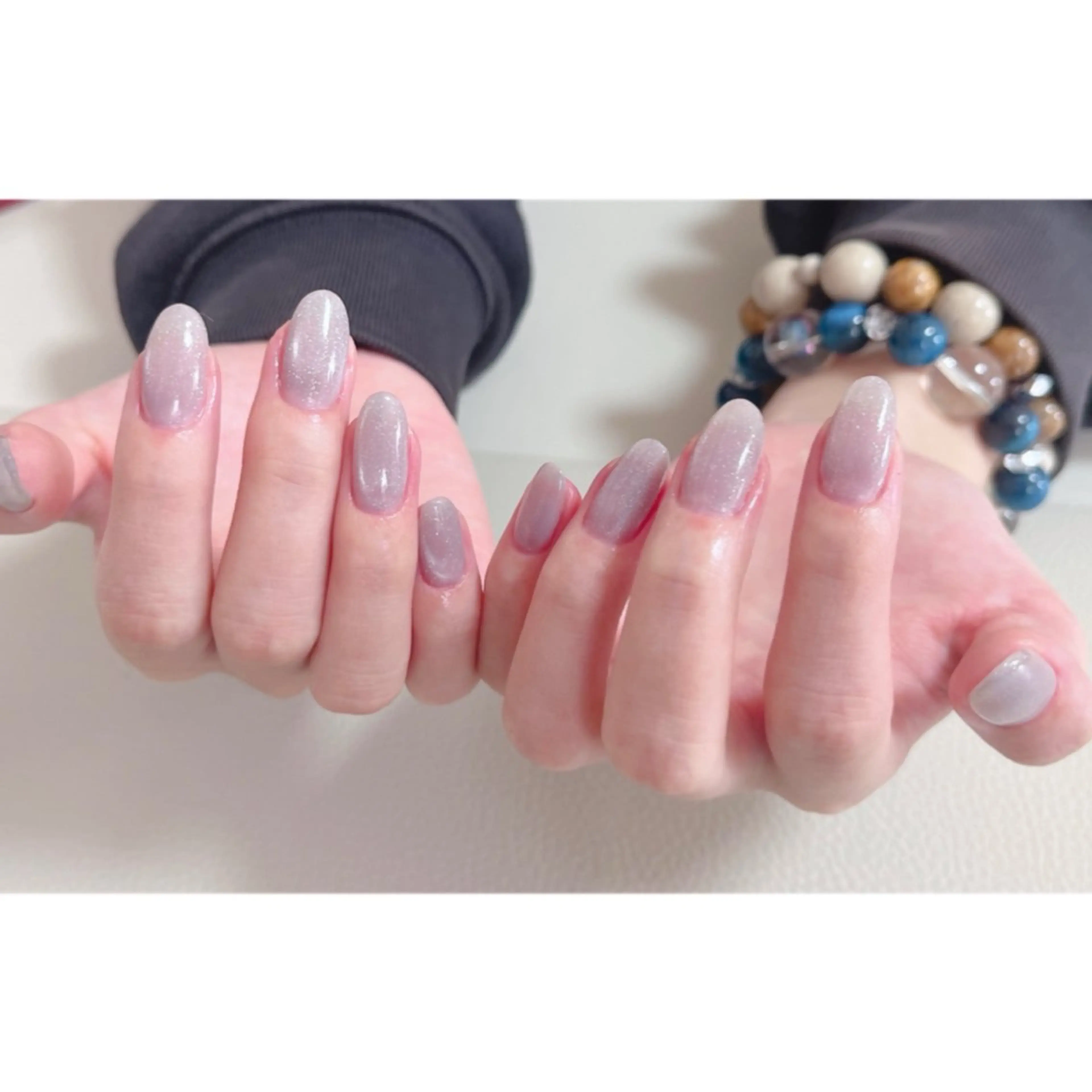 ネイル マグネットネイル ワンカラーネイル ハンドネイル Katze minaのネイルデザイン