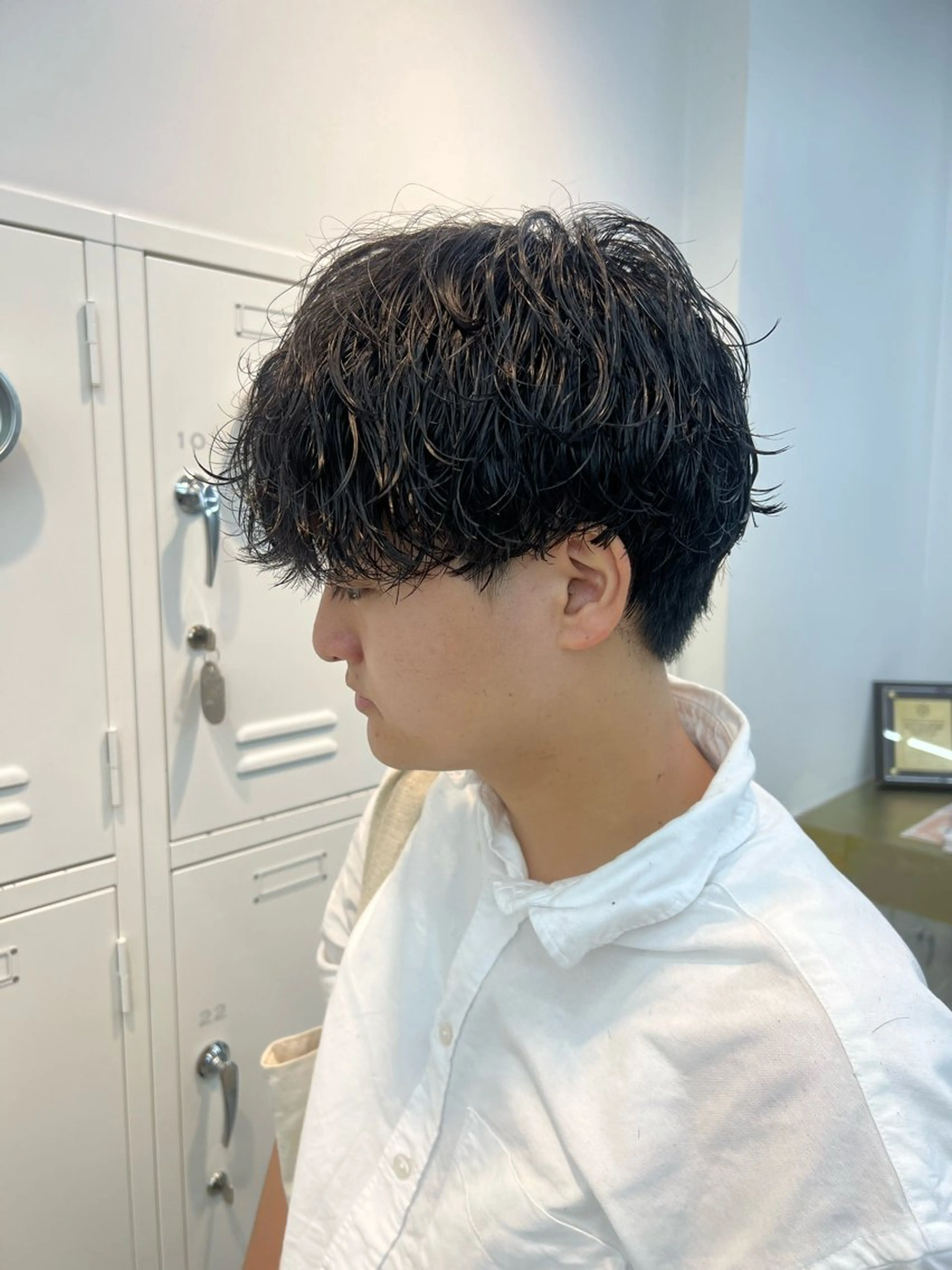 パーマ カット パーマ 🌀ソヘル/シャドウ ✨/メンズパーマ/栄のヘアスタイル