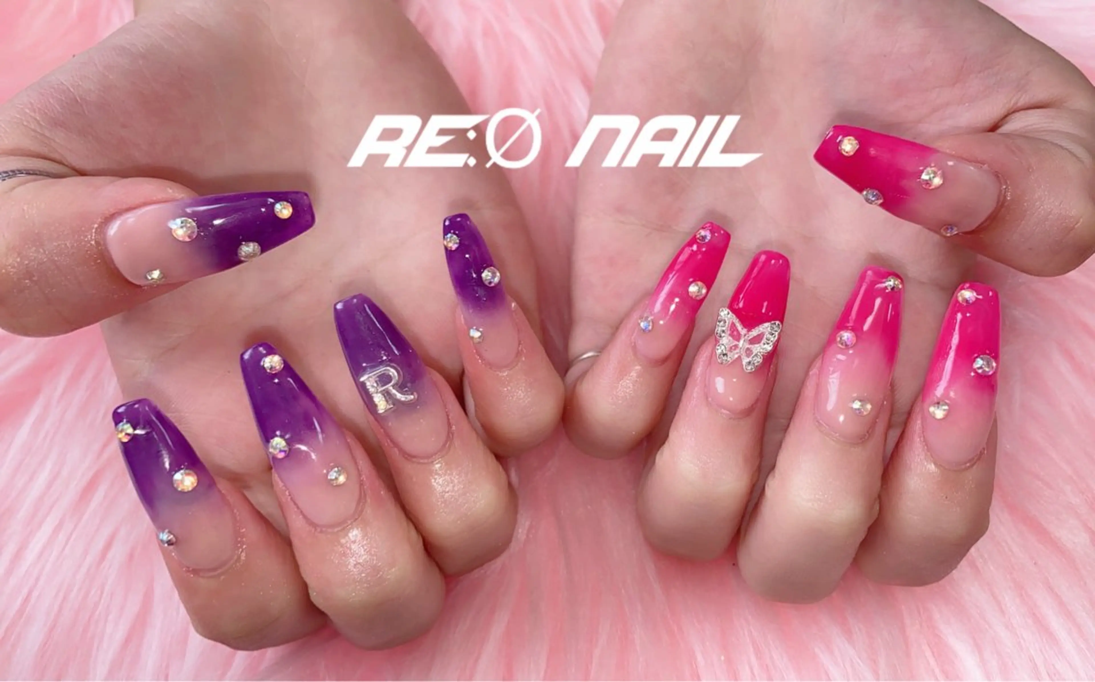 ネイル ピンク ハンドネイル Re:Ø nail 🩵TSUJIのネイルデザイン