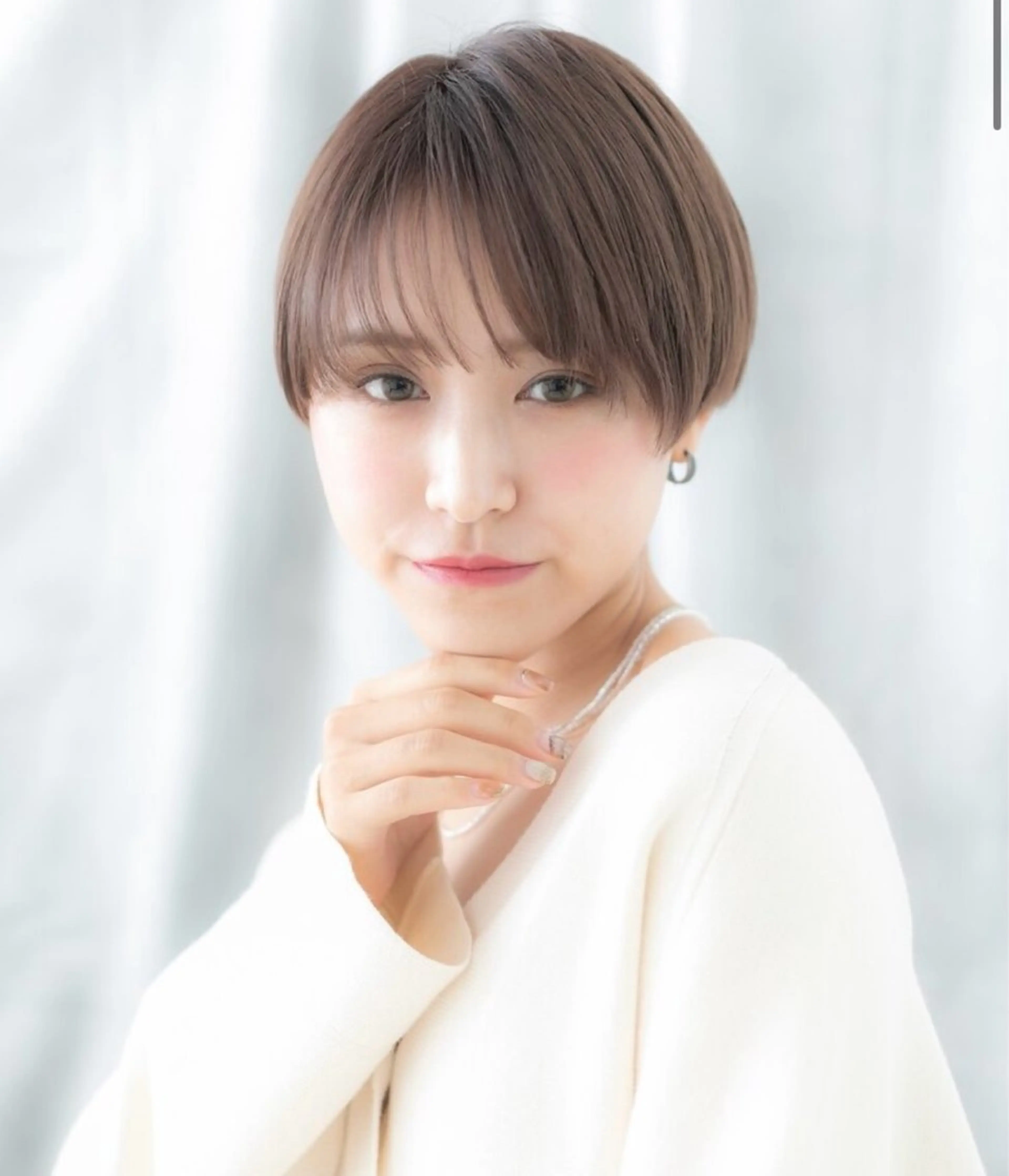 ショート カラー 佐藤 天心のヘアスタイル