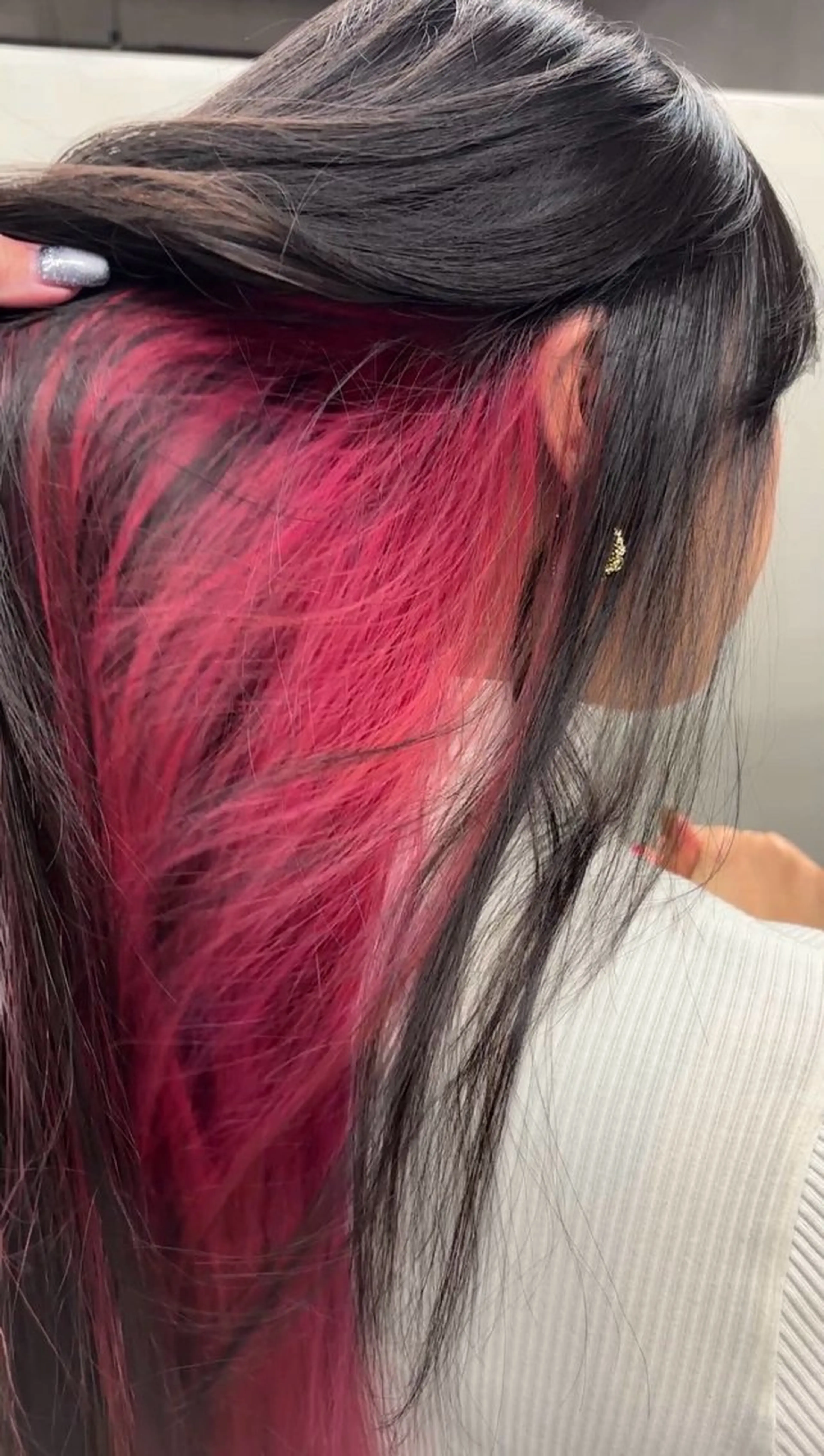 ロング ヘアカラー miloc naha ナナカのヘアスタイル