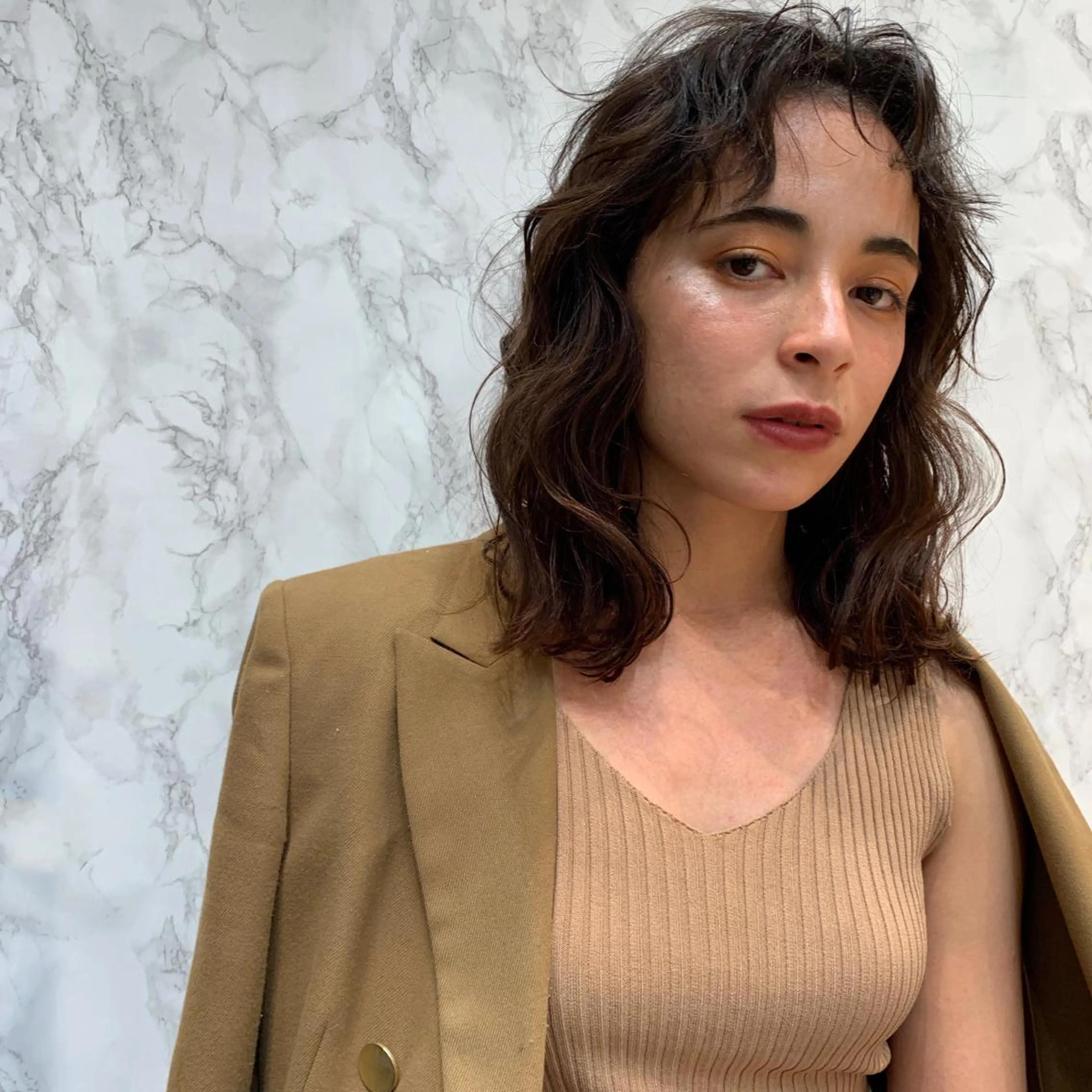 セミロング パーマ セミロングパーマ ニュアンスパーマ 【韓国風くびれヘア】 joule小木曽輝のヘアスタイル