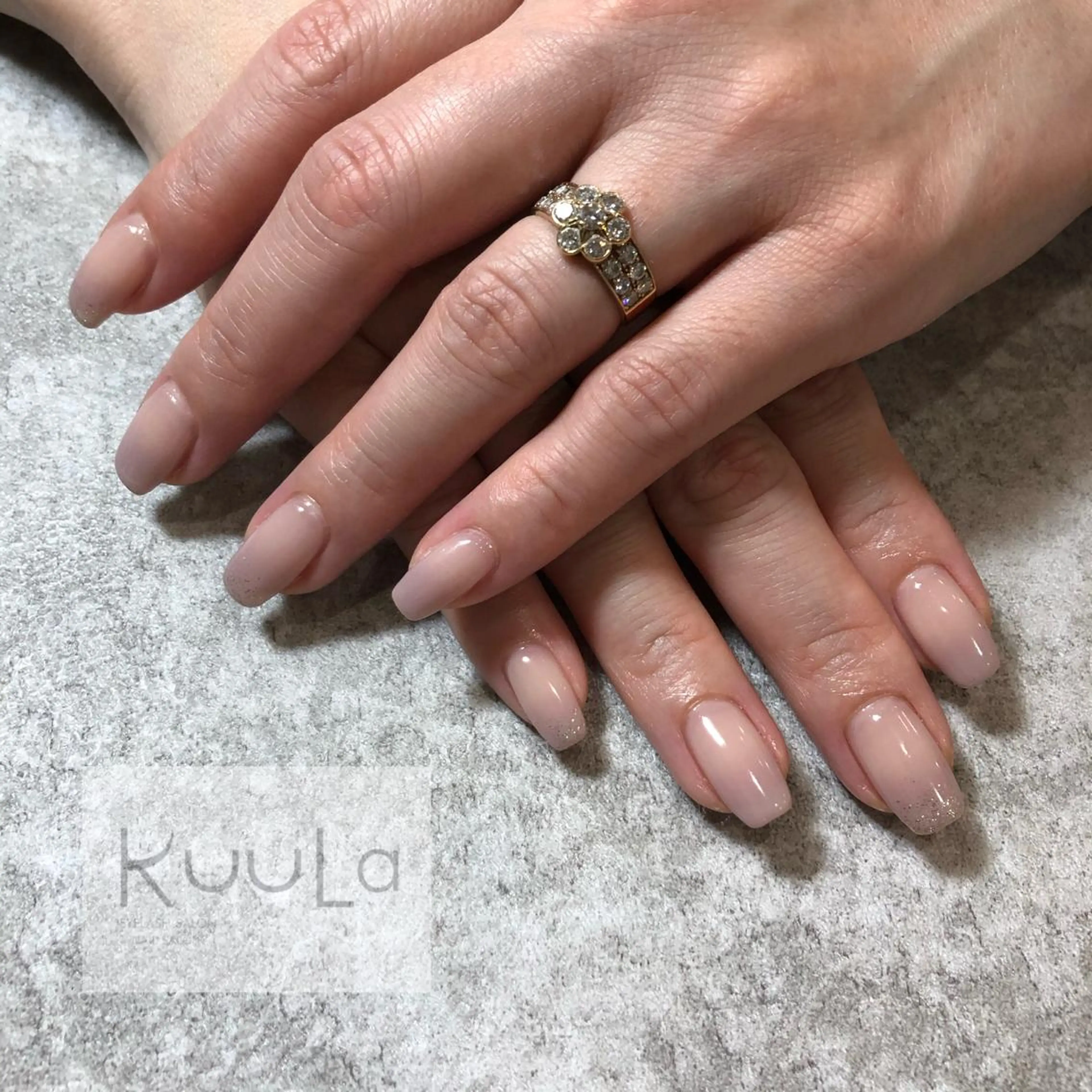 ネイル ラメ(グリッター) KUULa E R I K Oのネイルデザイン