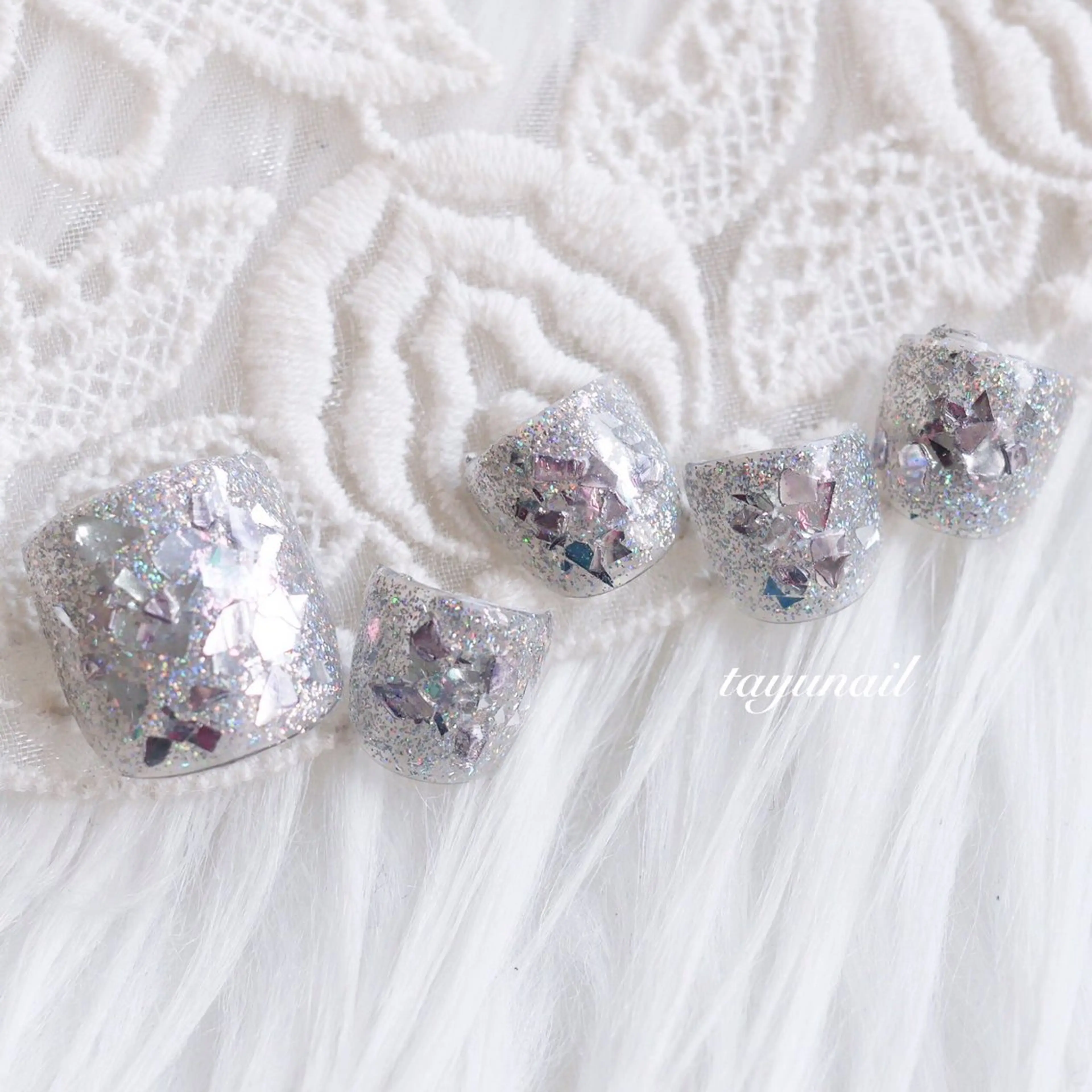 ネイル アートネイル ジェルネイル パラジェル フットネイル ネイルサロン 【たゆnail】のネイルデザイン