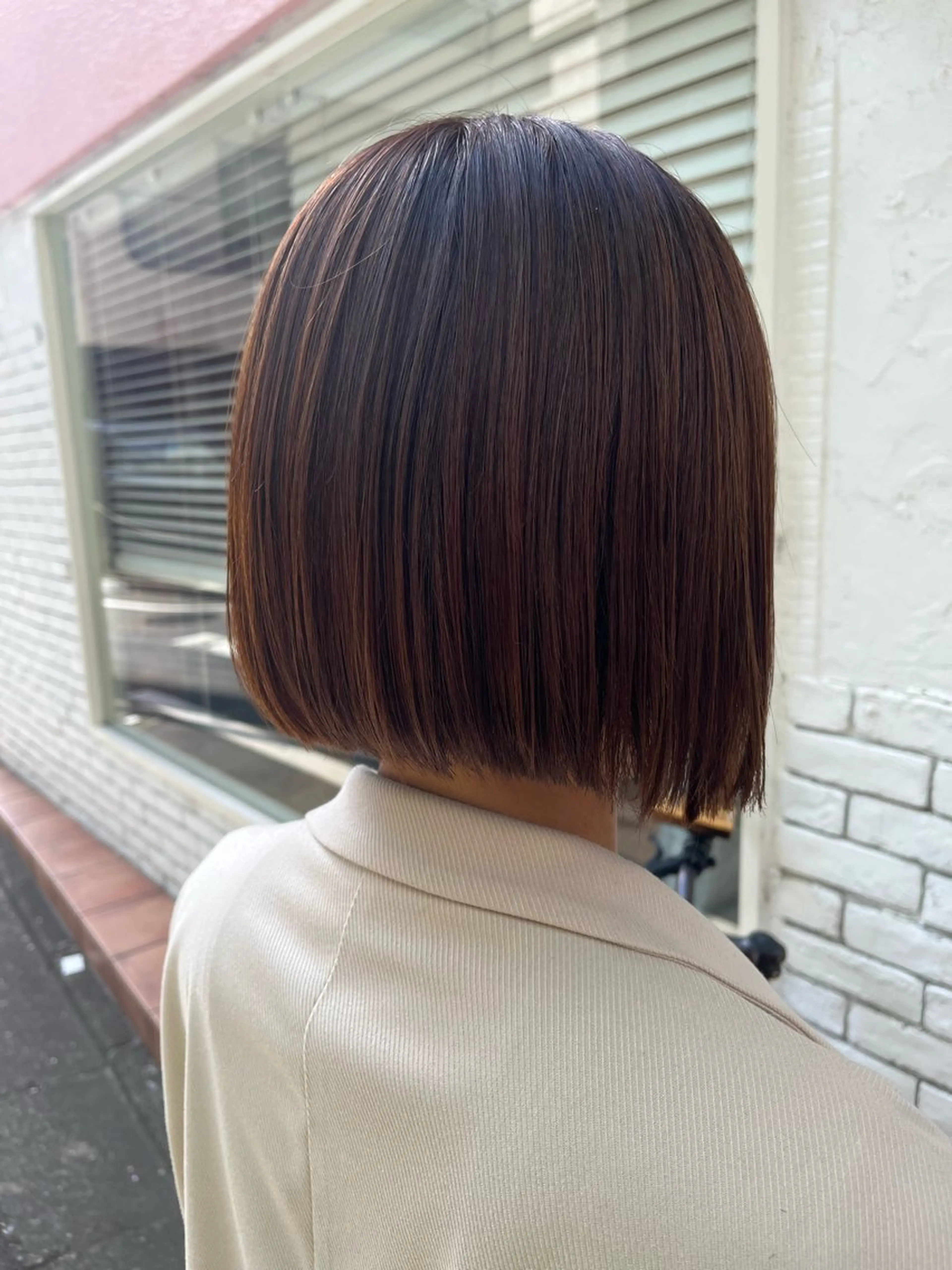 ミディアム カラー ブラウンカラー モカブラウン カット ヘアカラー トリートメント 🌈透明感カラー🌈 🌟吉田祐介🌟のヘアスタイル