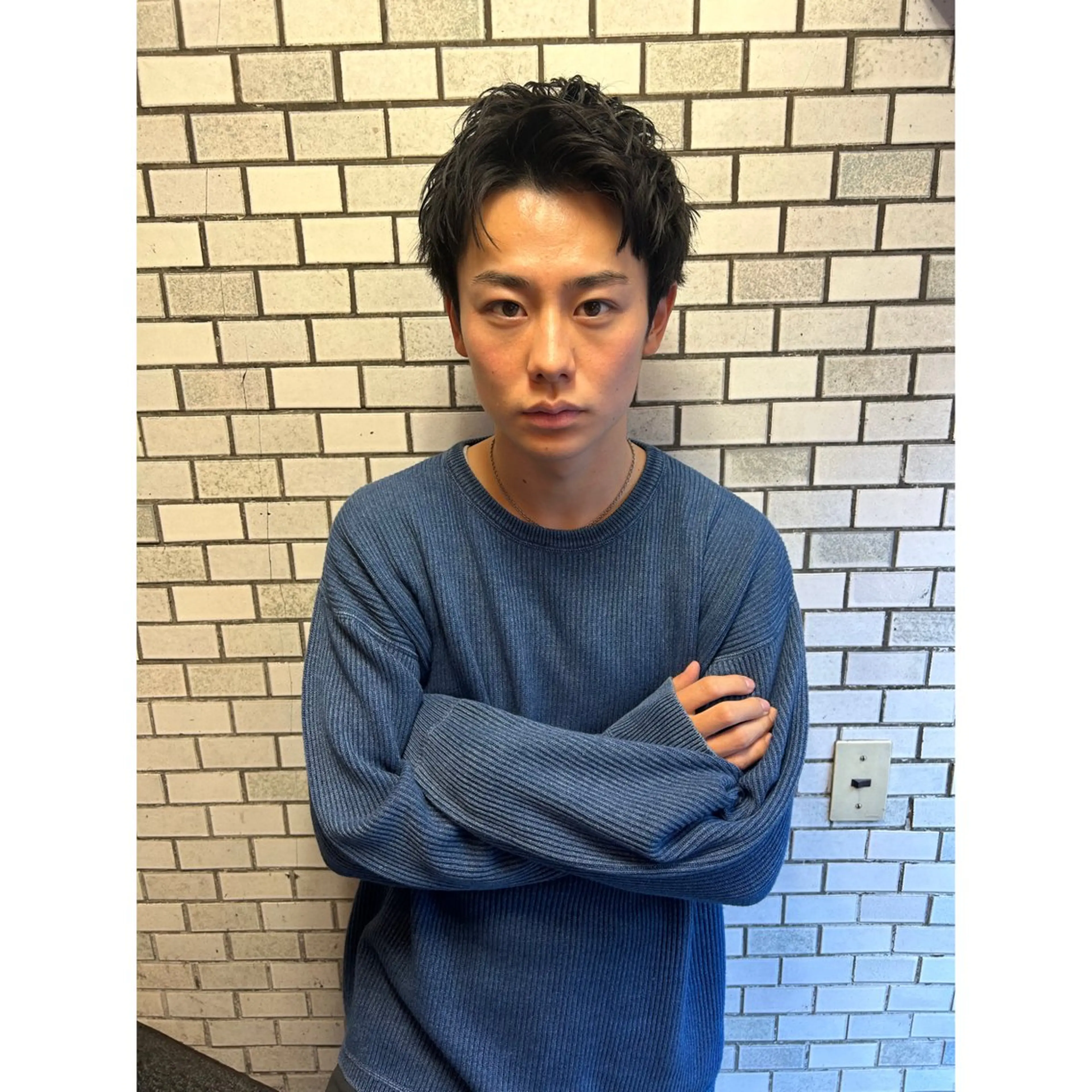 ショート パーマ メンズ メンズブリーチ メンズハイライト メンズインナーカラー メンズパーマ プードルパーマ カット 💈メンズ短髪特化 ✂︎伊藤大輝💈のヘアスタイル