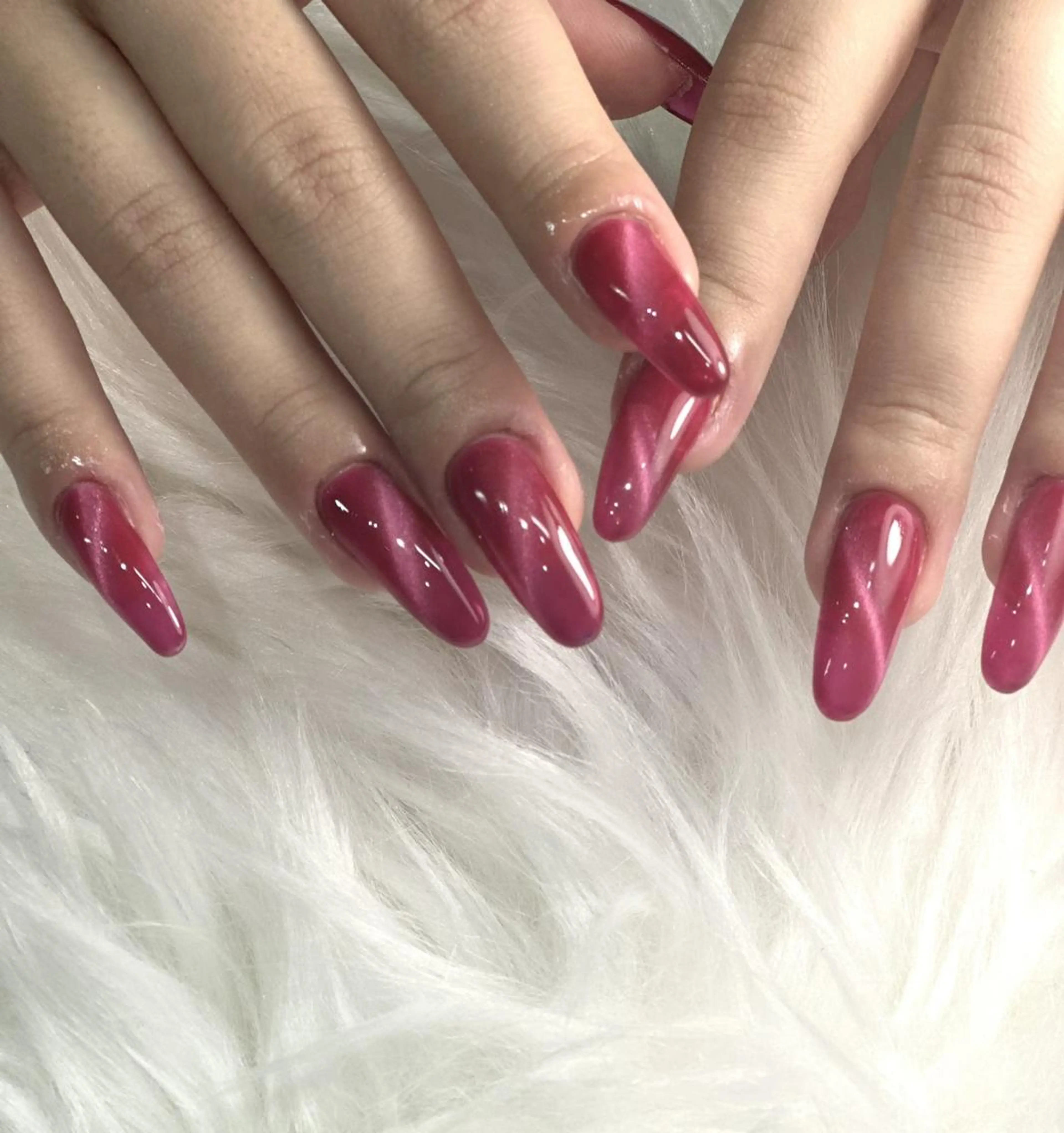 ネイル フラッシュネイル フットネイル ジェルネイル マグネットネイル ミラーネイル DL•BEAUTY / AKANEのネイルデザイン