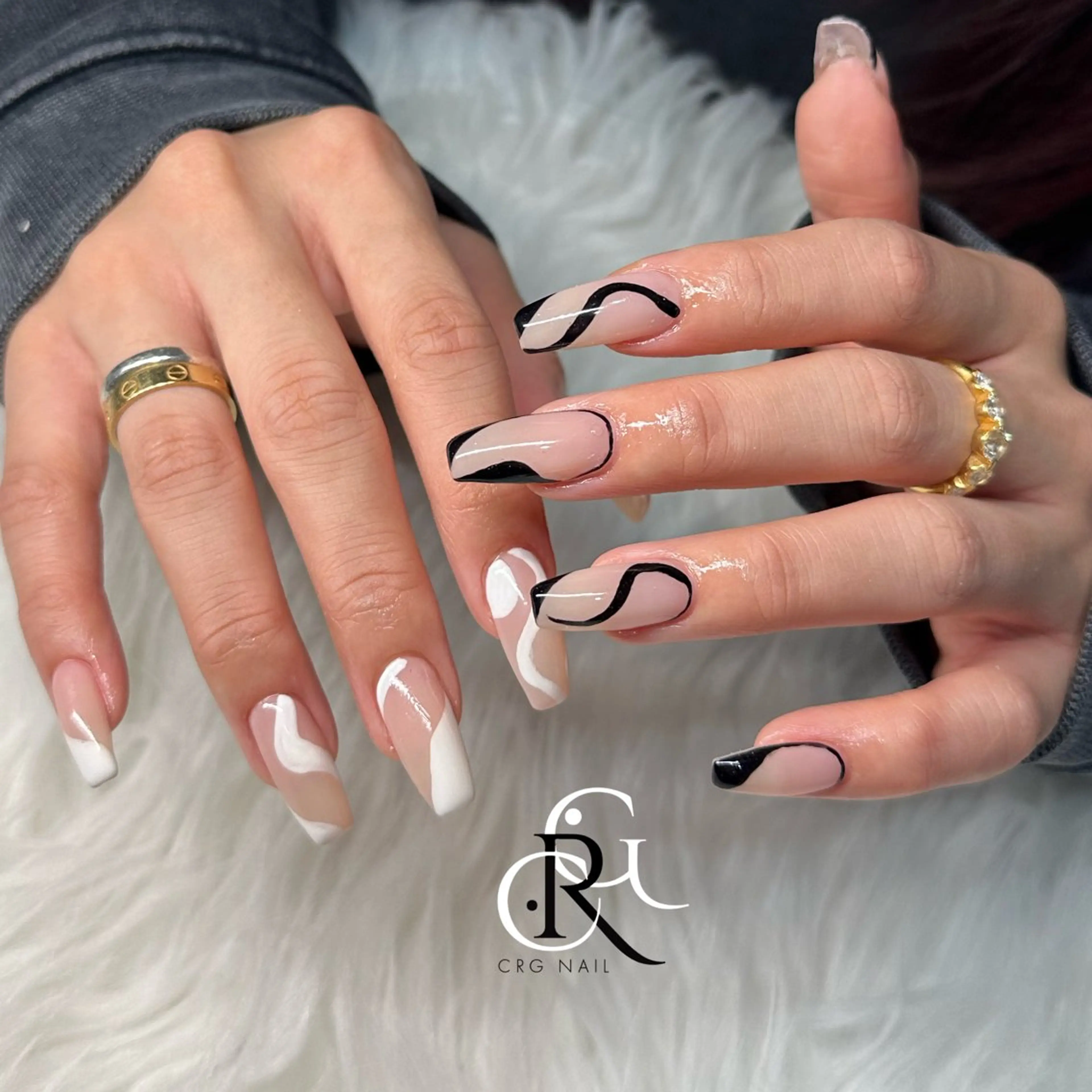 ネイル アートネイル ハンドネイル 美フォルム✨ CRG RURIのネイルデザイン