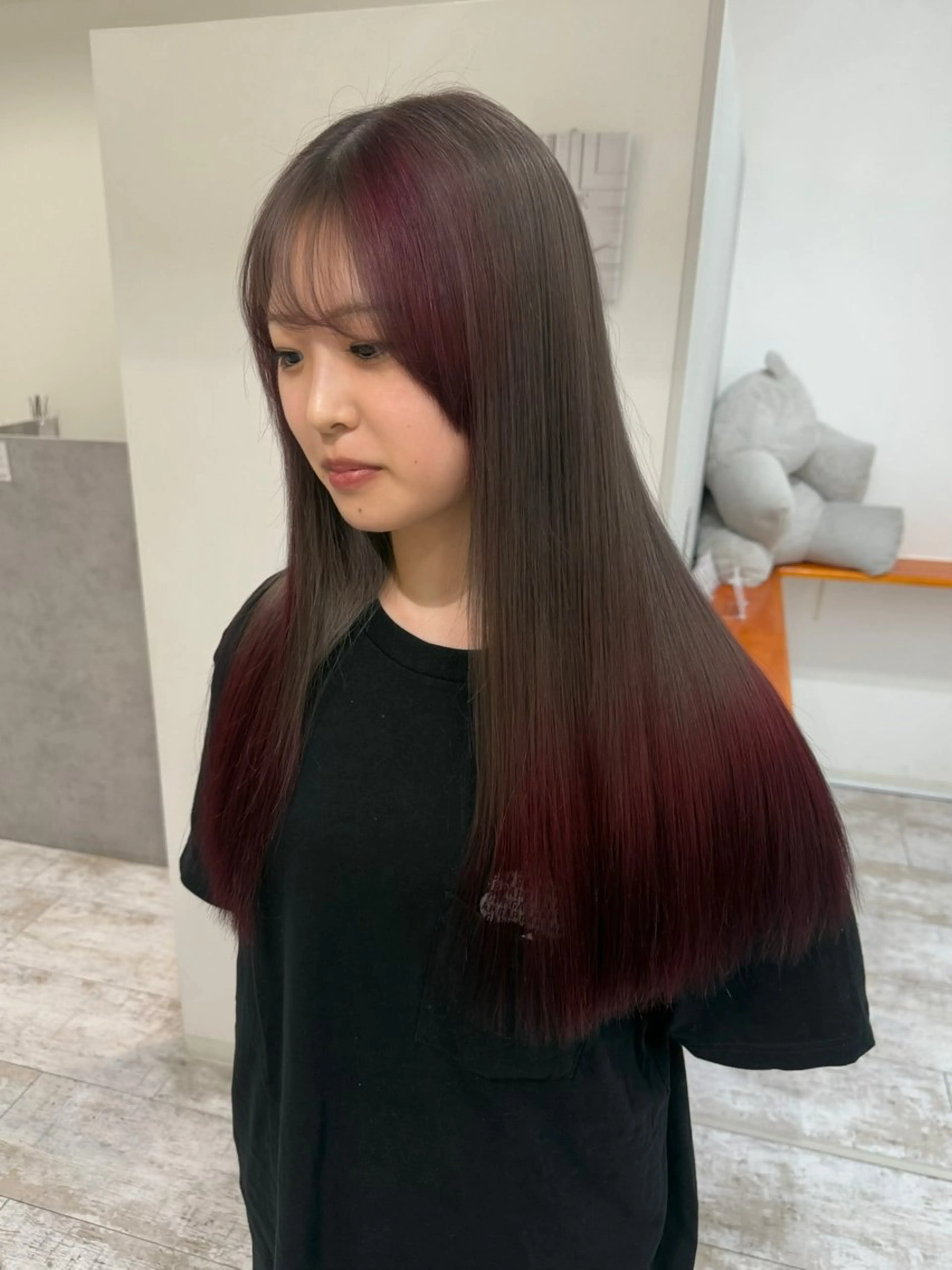 ロング カラー カット ヘアカラー piLLon/ RYUKAのヘアスタイル