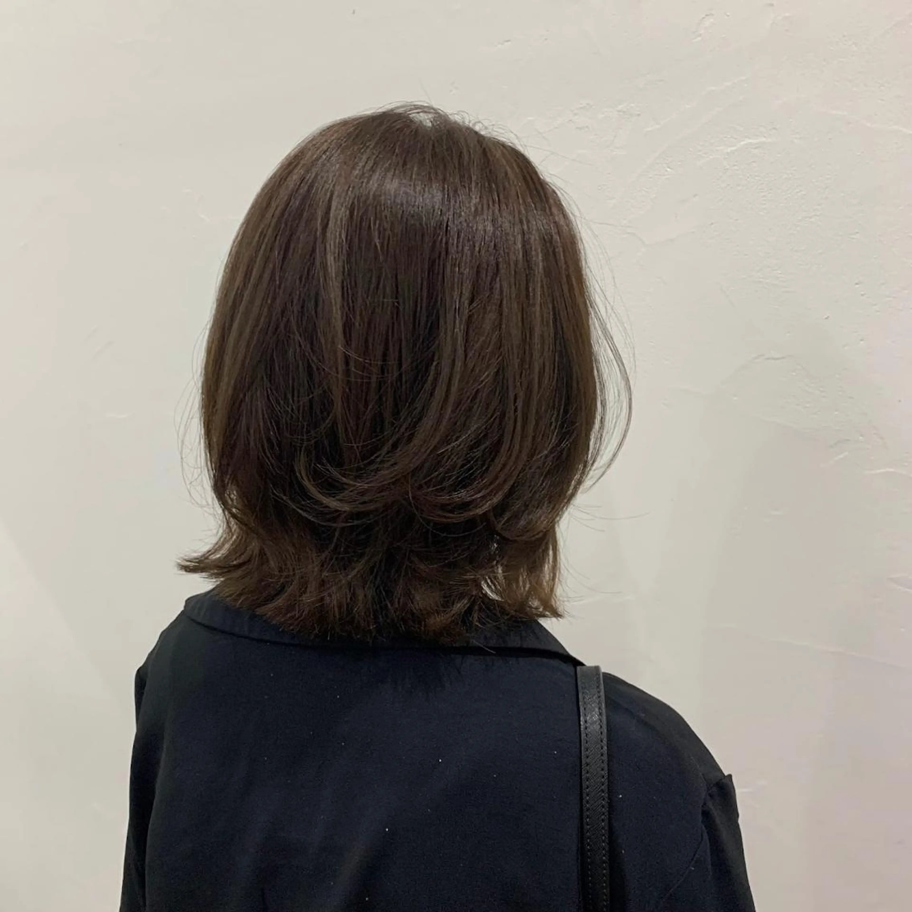 ミディアム カラー ブラウンカラー 松本 ゆうなのヘアスタイル