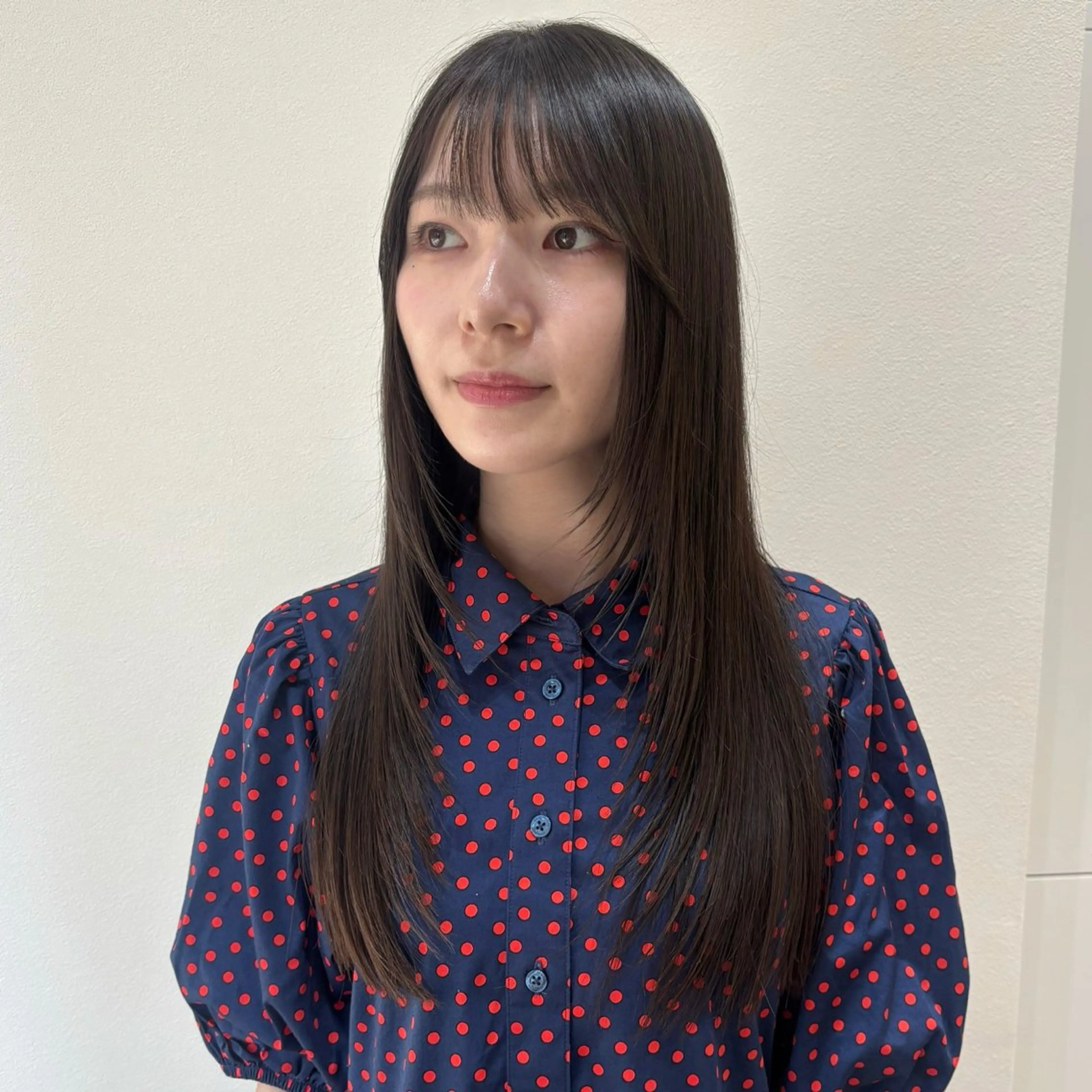 ロング レイヤーカット fuyuna レイヤーカット🖤のヘアスタイル