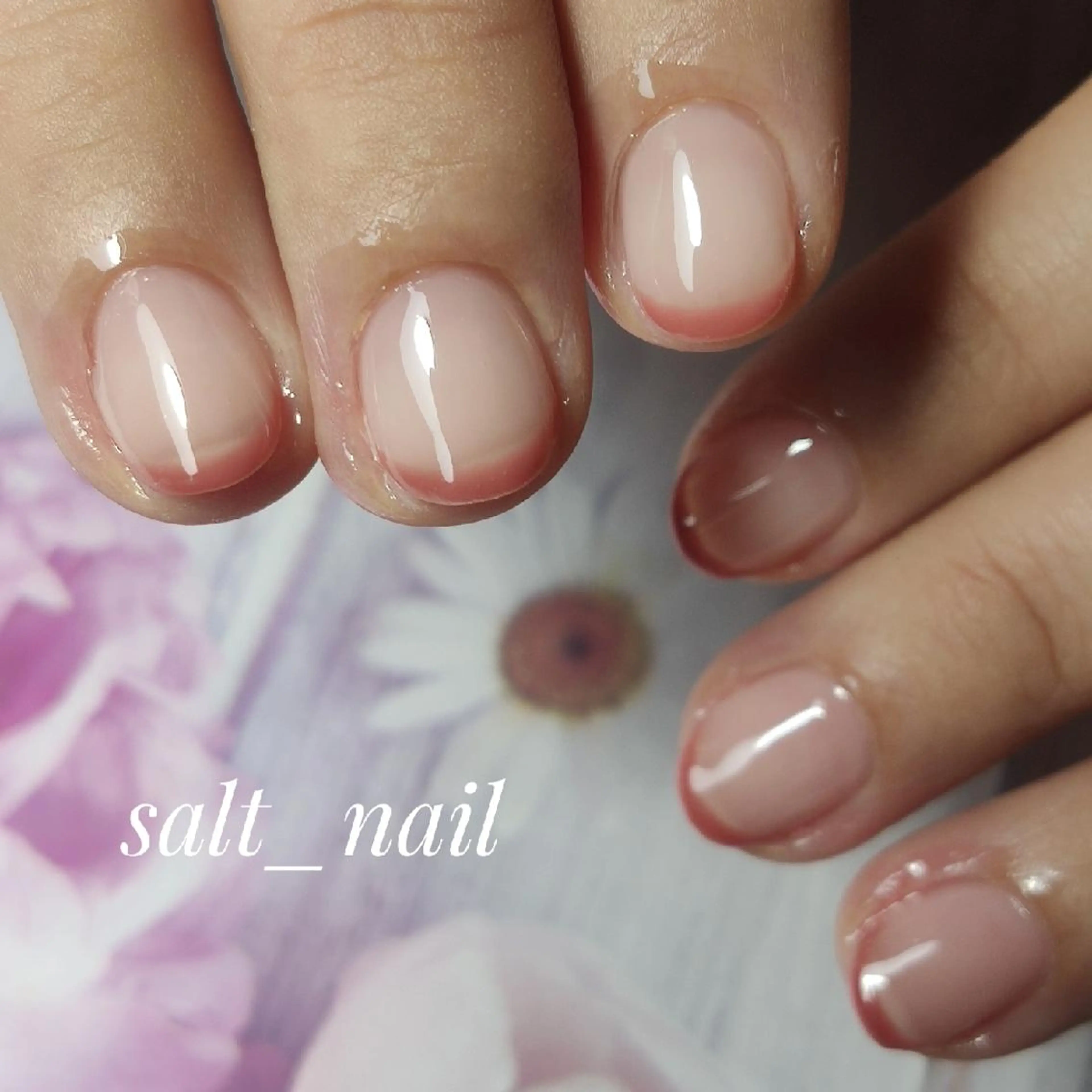ネイル フレンチネイル 個人サロン saltnailのネイルデザイン