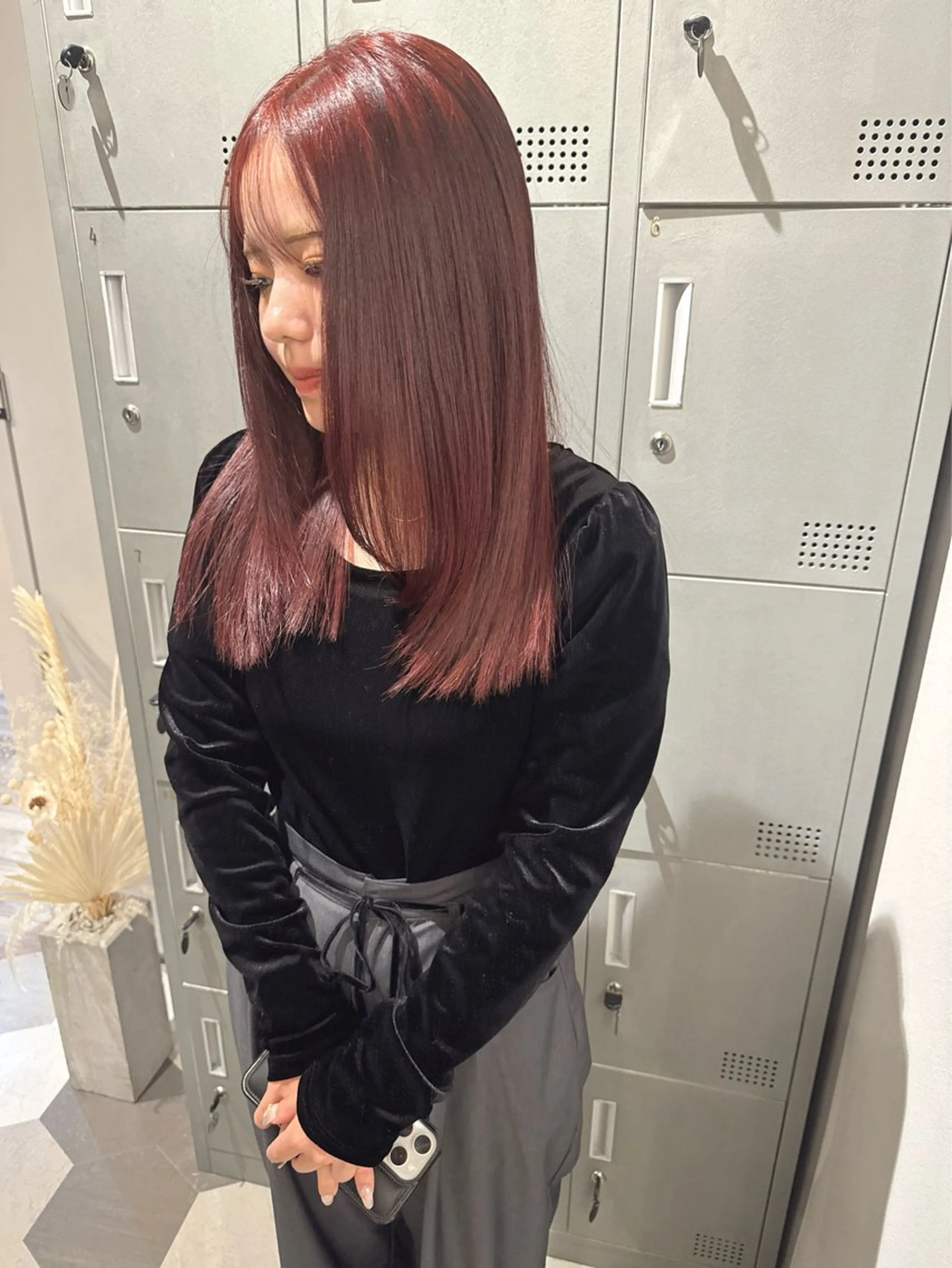 セミロング ヘアカラー 【天満1艶髪】潤艶/ 髪質改善🌹釣本竜哉のヘアスタイル