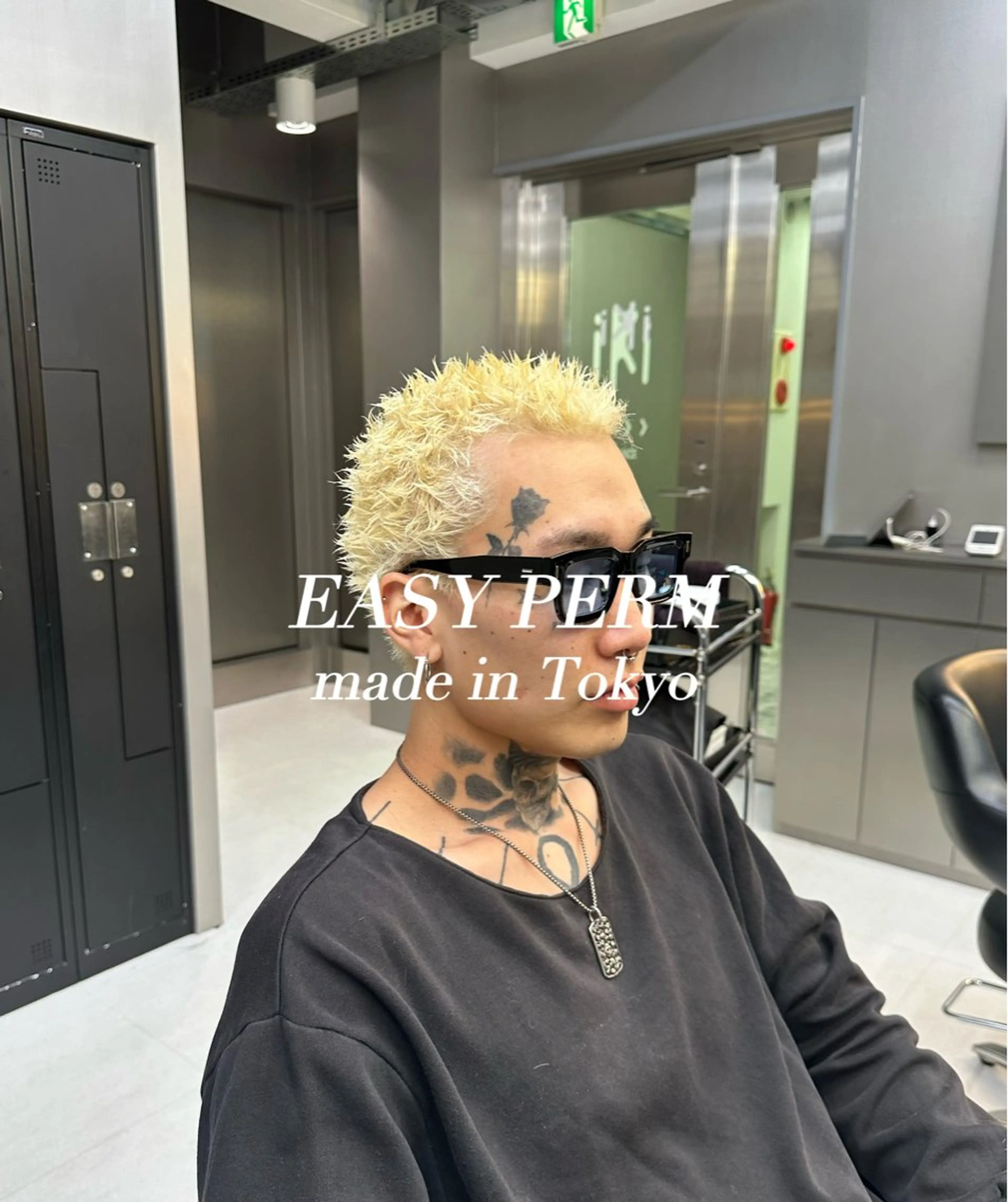ショート パーマ メンズ メンズパーマ カット ヘアカラー パーマ 💈メンズ/パーマ 💈中目黒/谷のヘアスタイル