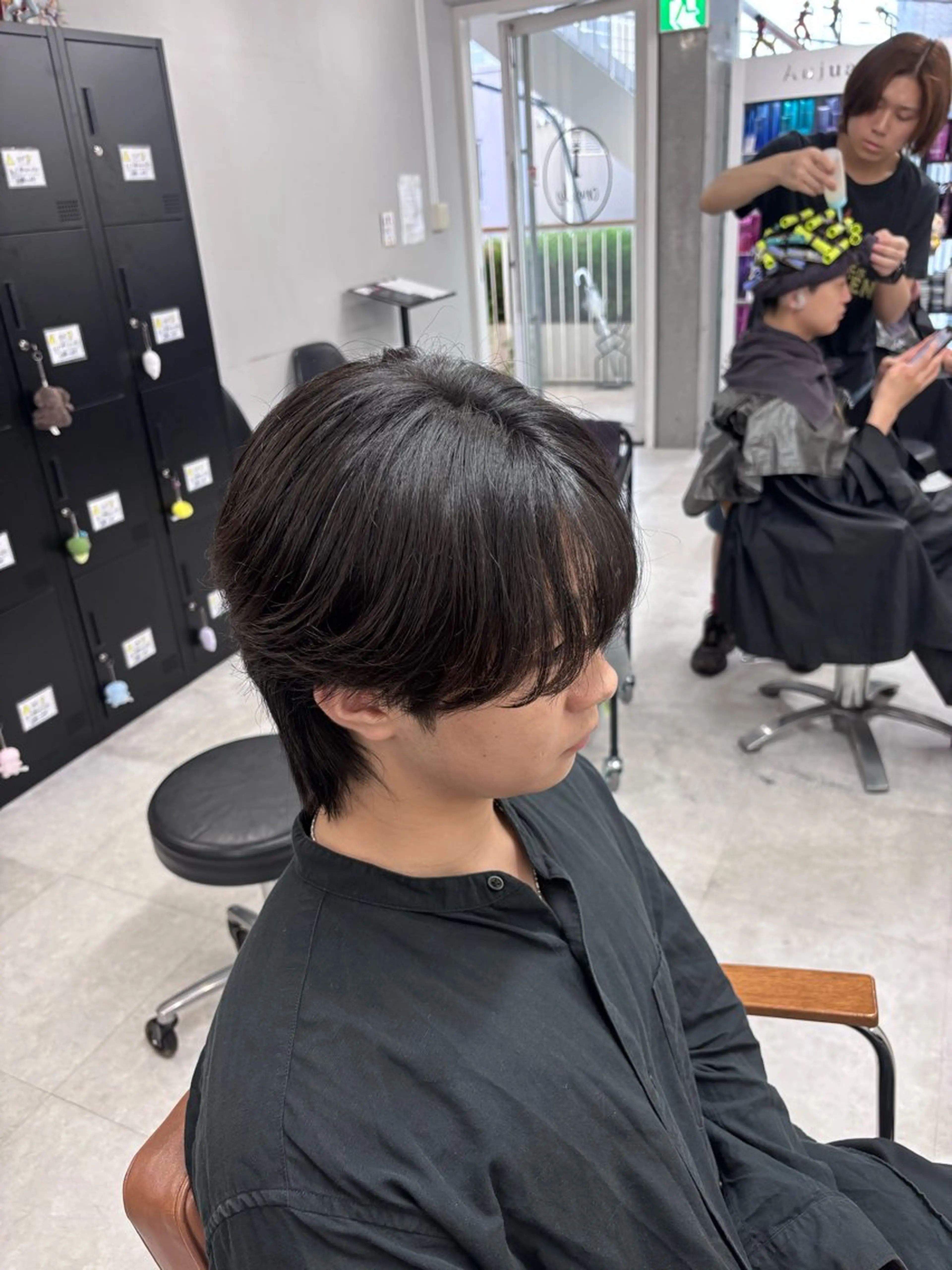メンズ カット フェザーの鬼 🇰🇷yutoのヘアスタイル