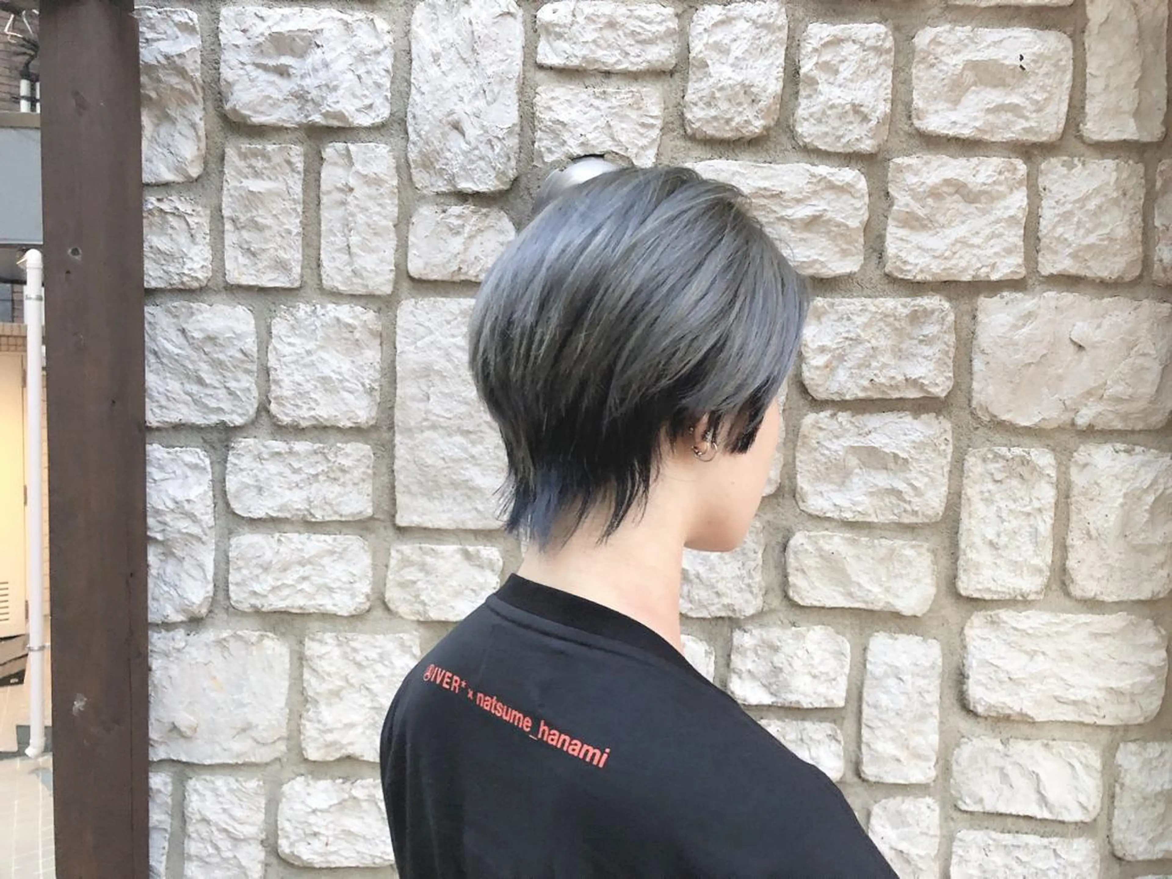 ショート カラー パーマ ヘアアレンジ メンズ キッズ ネイル マツエク・マツパ ネイビーカラー ネイビー カット ヘアカラー トリートメント 髪質改善/透明感 OAK兵庫のヘアスタイル