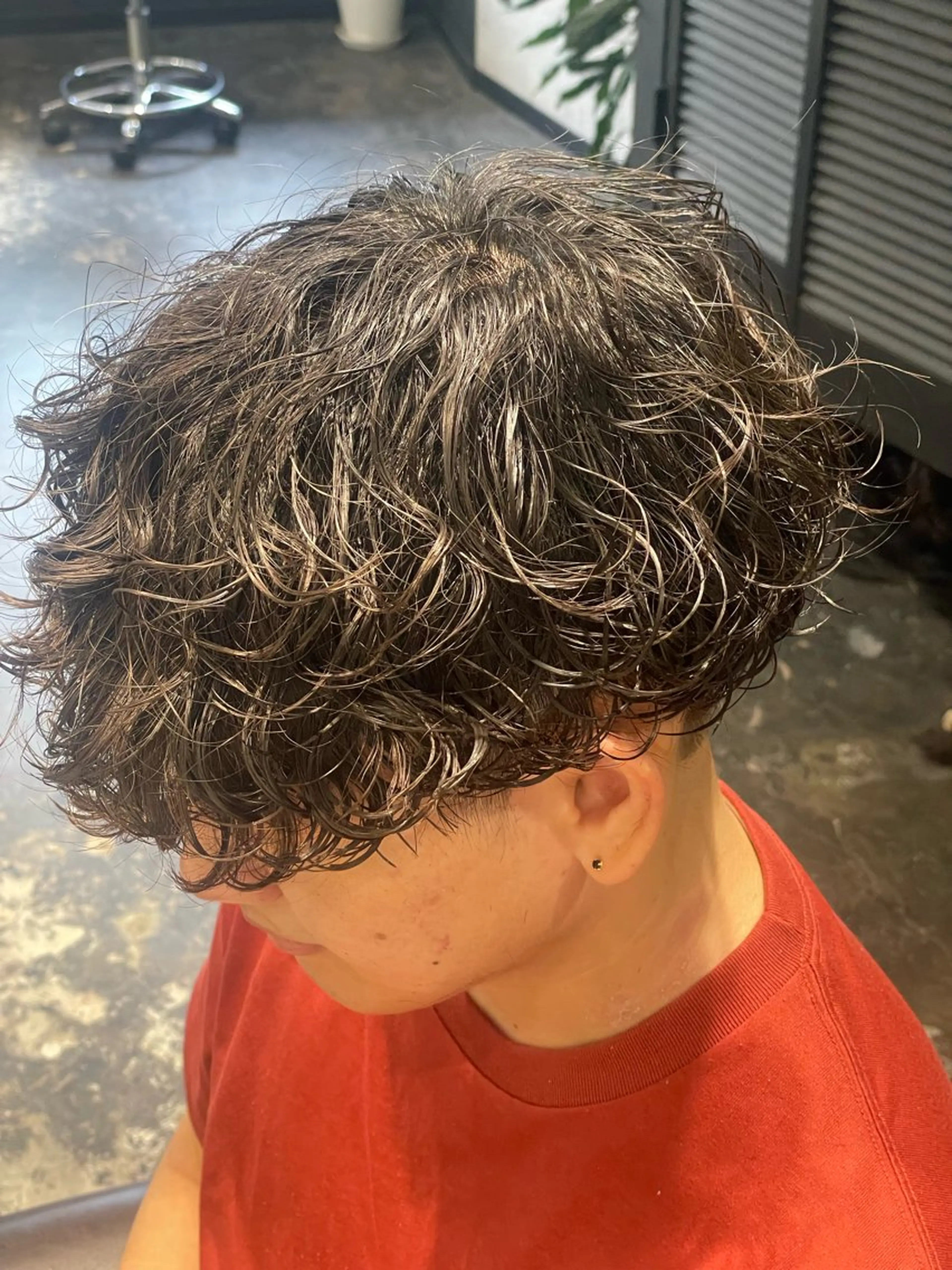 パーマ メンズ カット パーマ 💈メンズ職人 ルキト💈のヘアスタイル