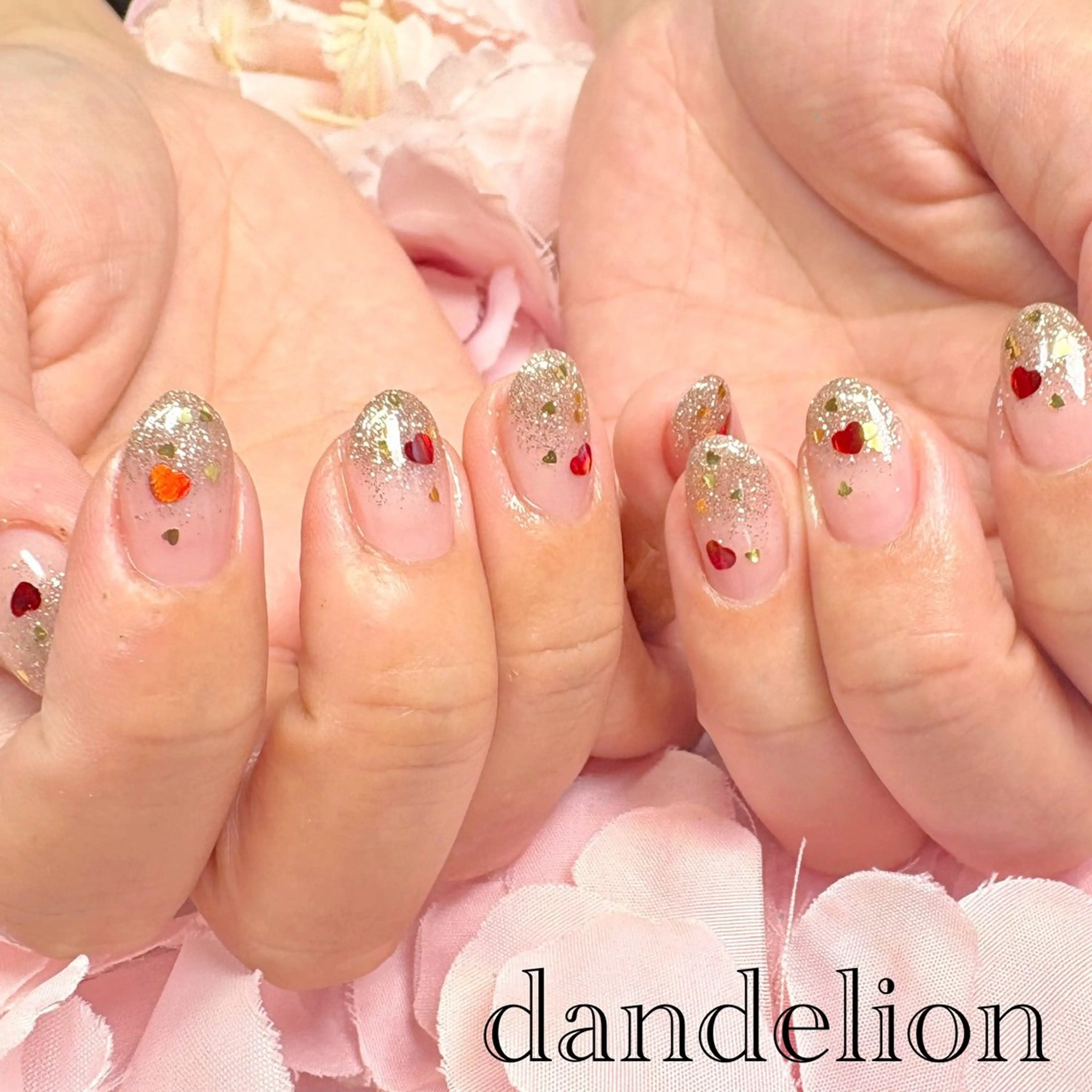 ネイル ハンドネイル ハンドケア dandelion ダンデライオンのネイルデザイン