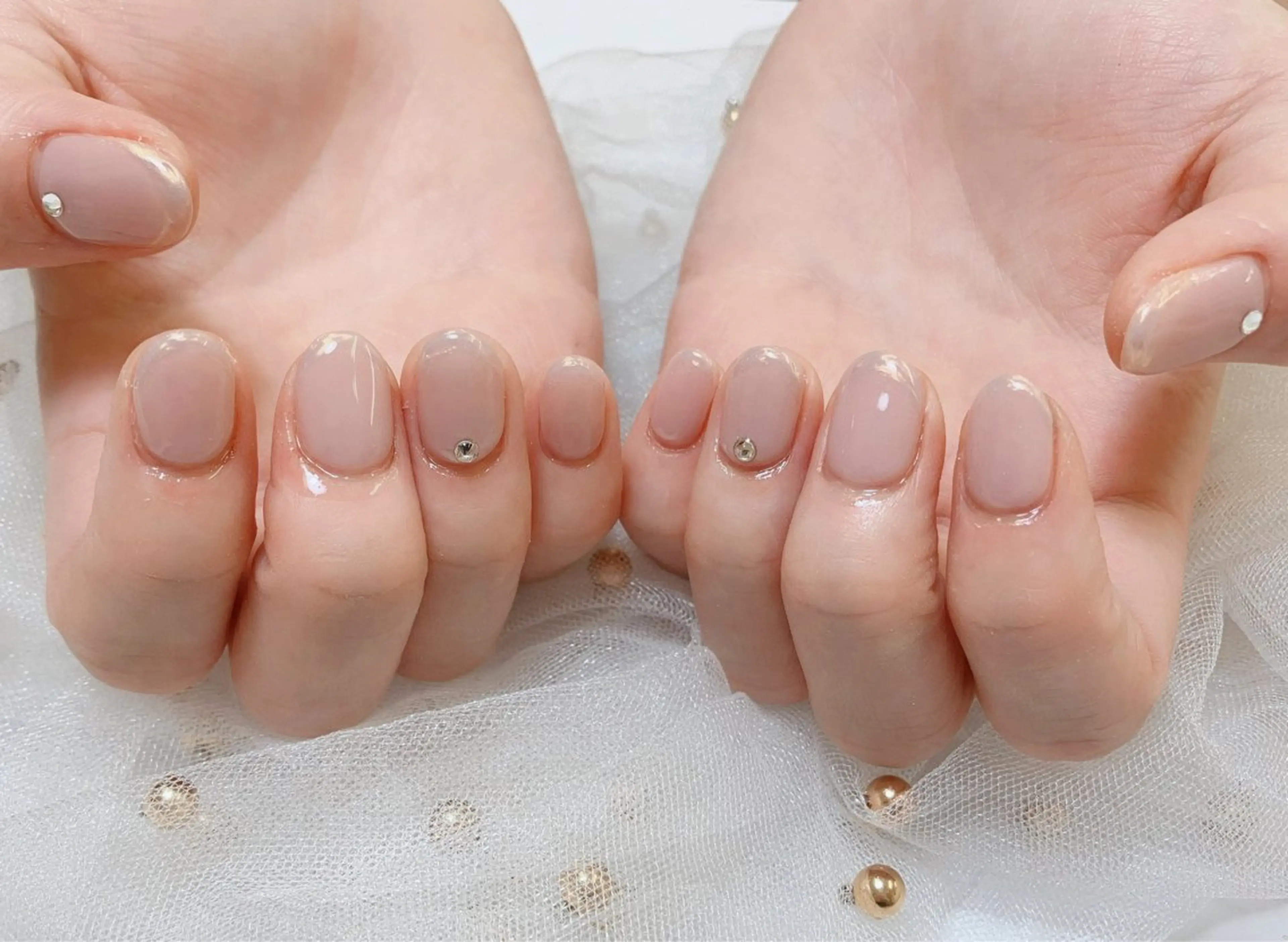 ネイル シンプルネイル Pretty J （長さ出し専門店）のネイルデザイン