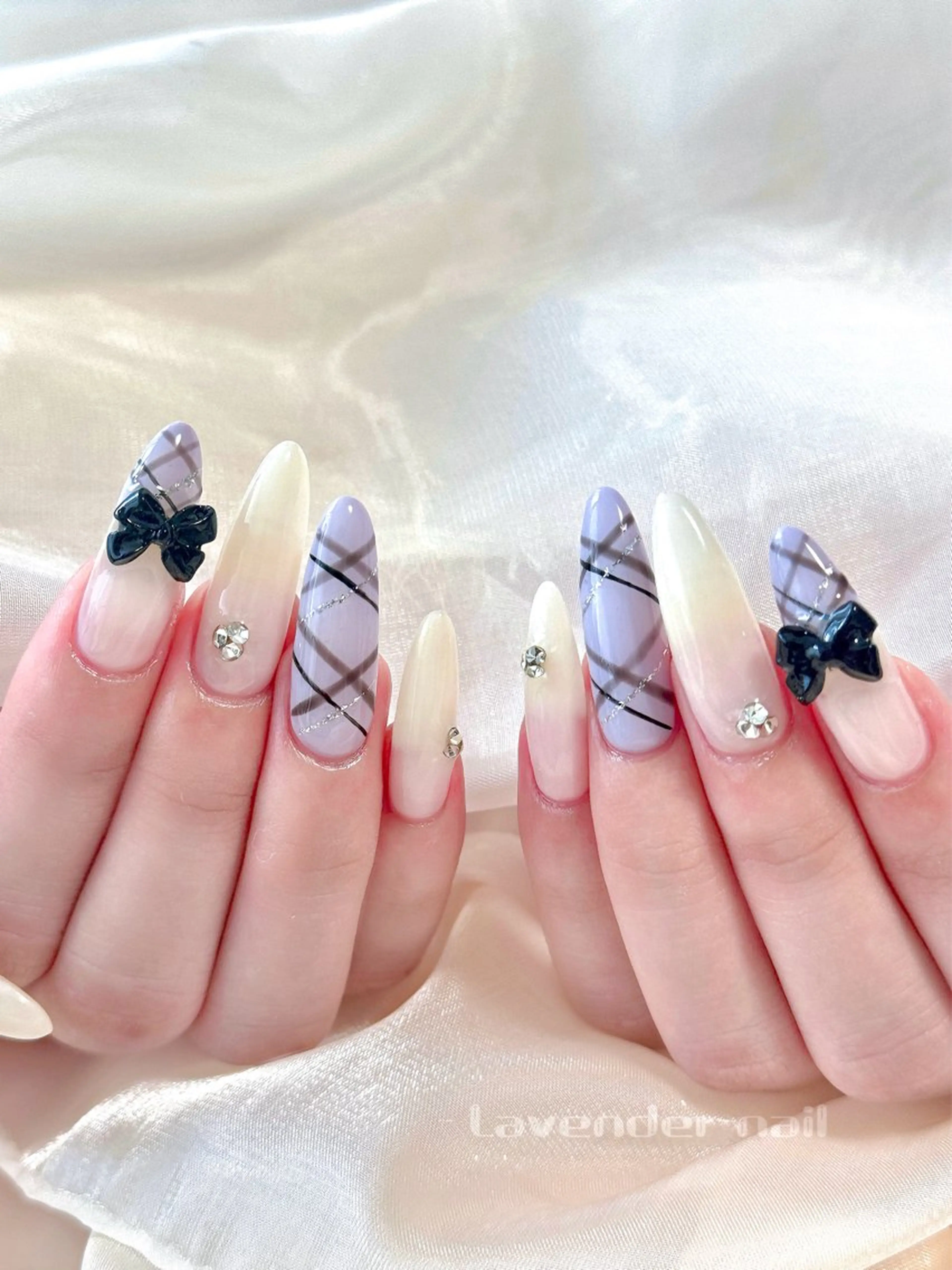 ネイル ハンドネイル Lavender nail·北18条のネイルデザイン