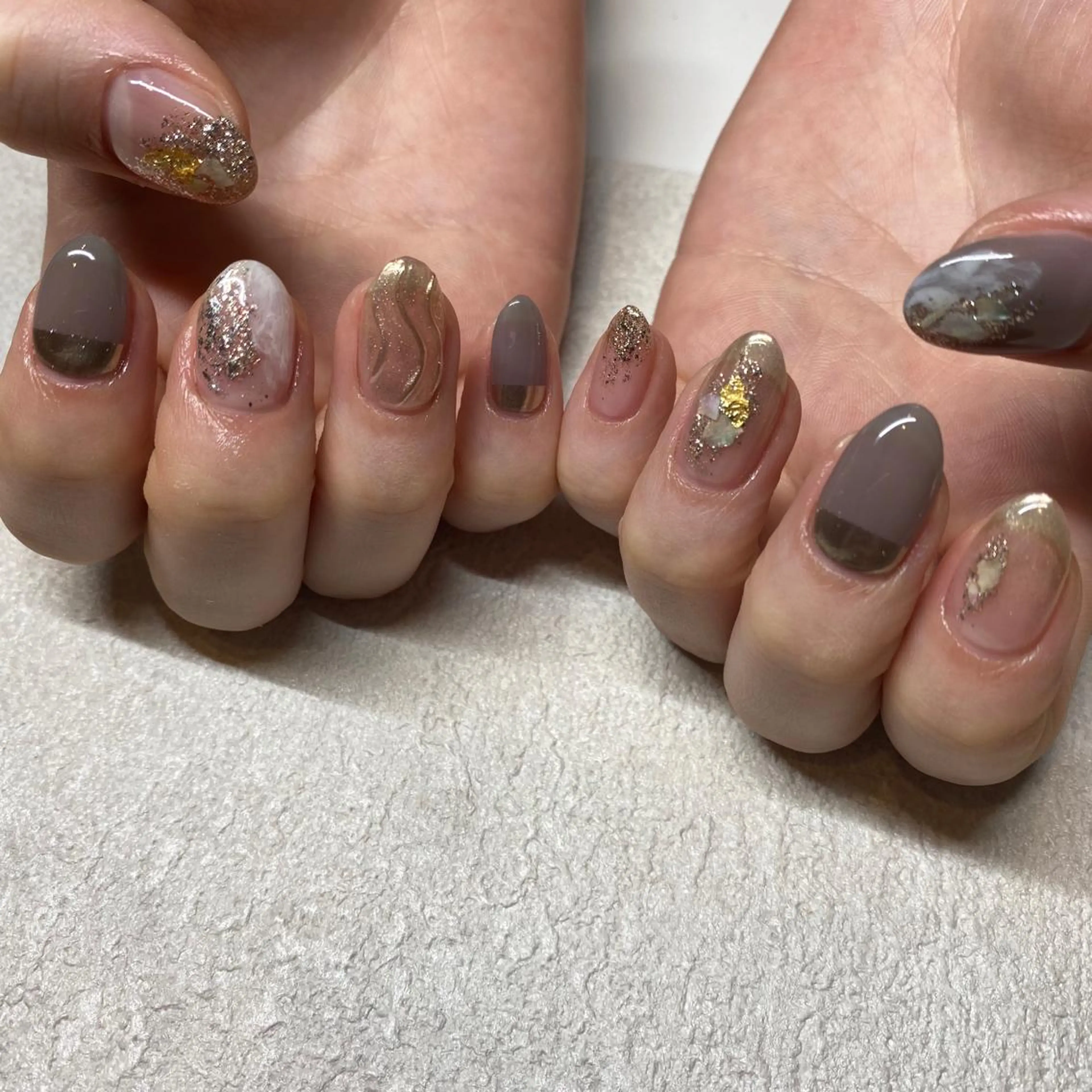 ネイル ハンドネイル NORA nail UMEDA MAIのネイルデザイン