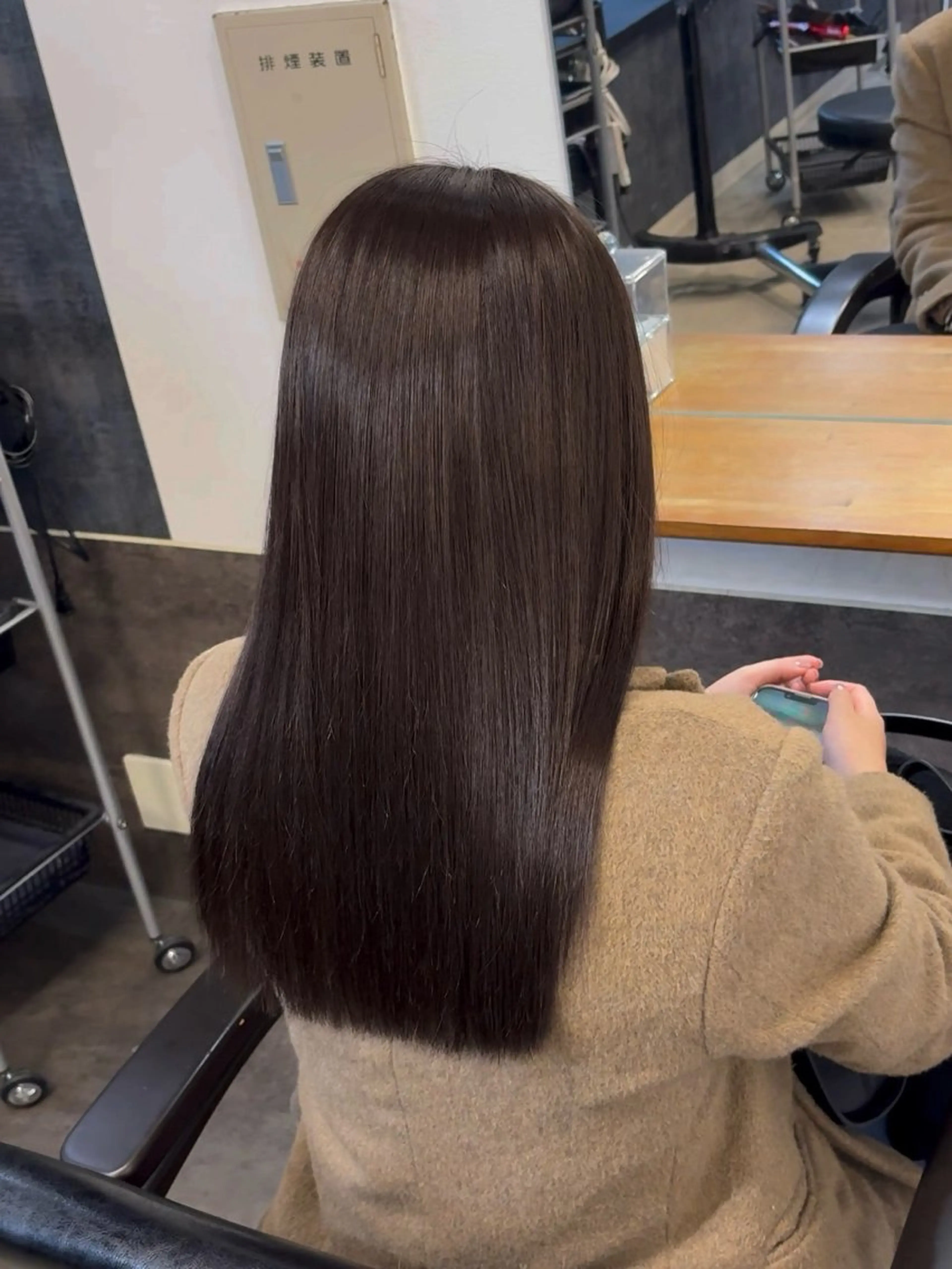 カラー ブリーチ ブラウンカラー 透明感カラー ダブルカラー ブリーチなしカラー ヘアカラー 🩵福岡ブリーチなし レイヤー/紫音🩵のヘアスタイル