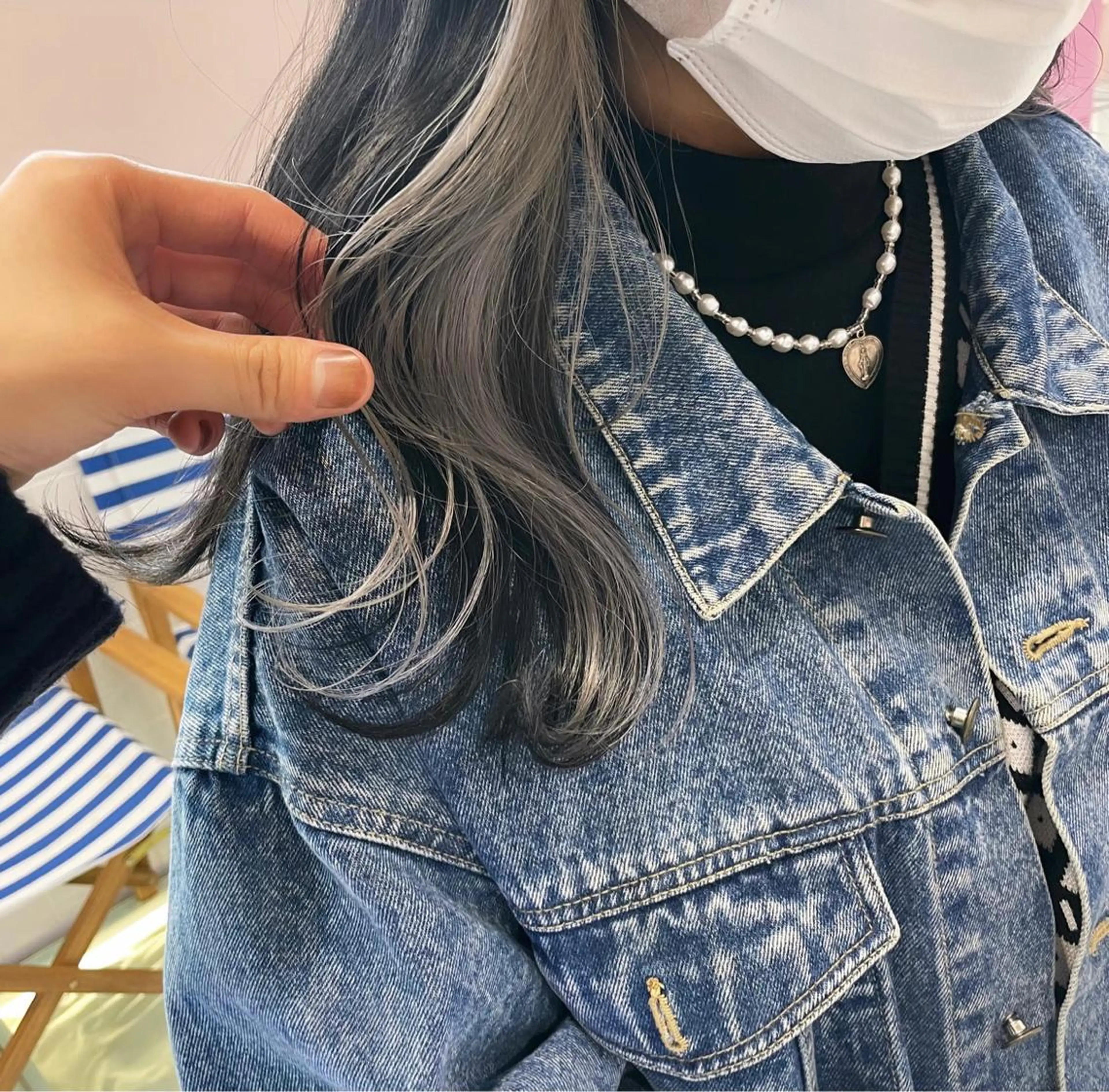 ミディアム カラー インナーカラー ヘアカラー トリートメント ヘアセット 🫧tatsuki 🫧“lot 横浜“のヘアスタイル