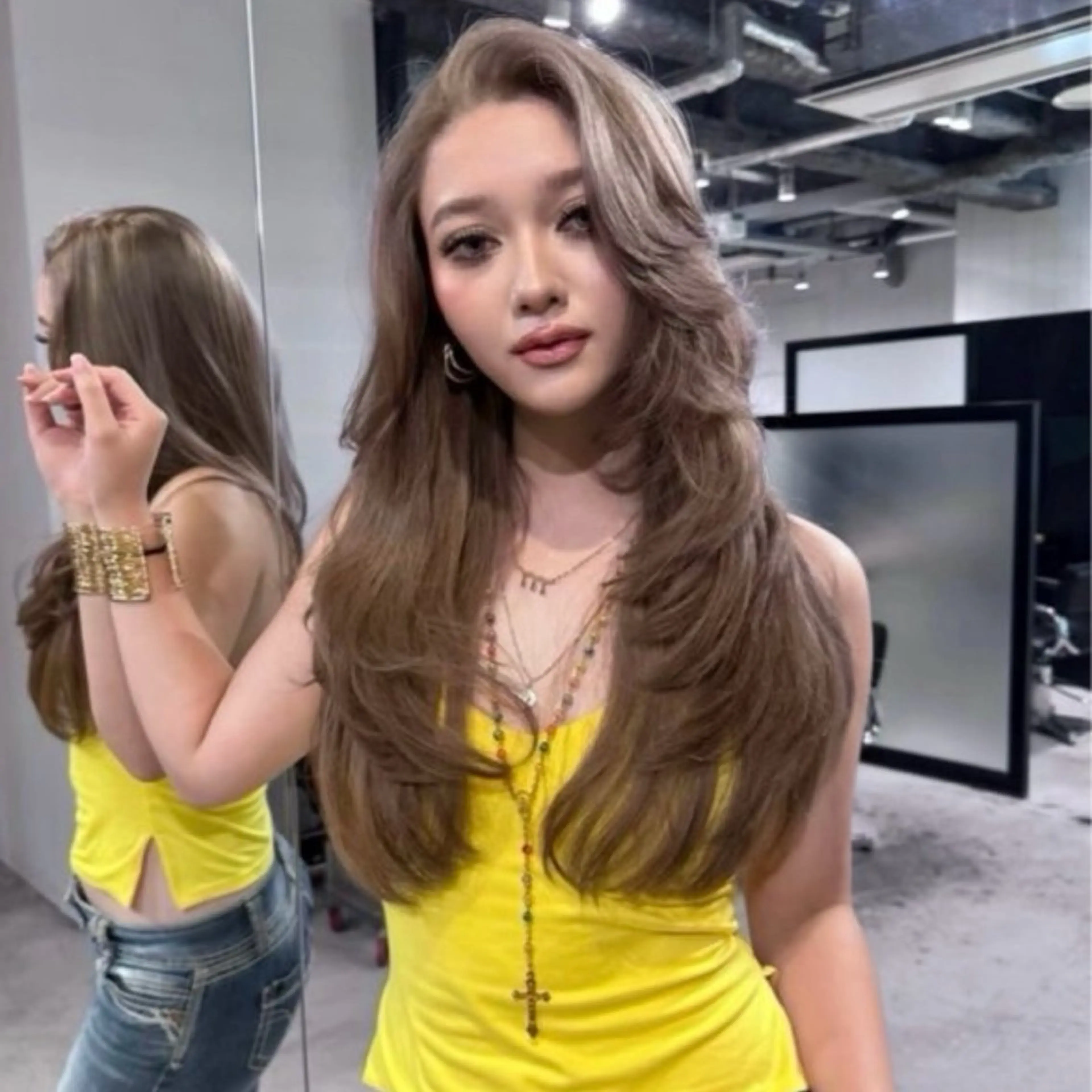 ロング カラー ハイトーンブリーチ 名古屋/FUTOのヘアスタイル