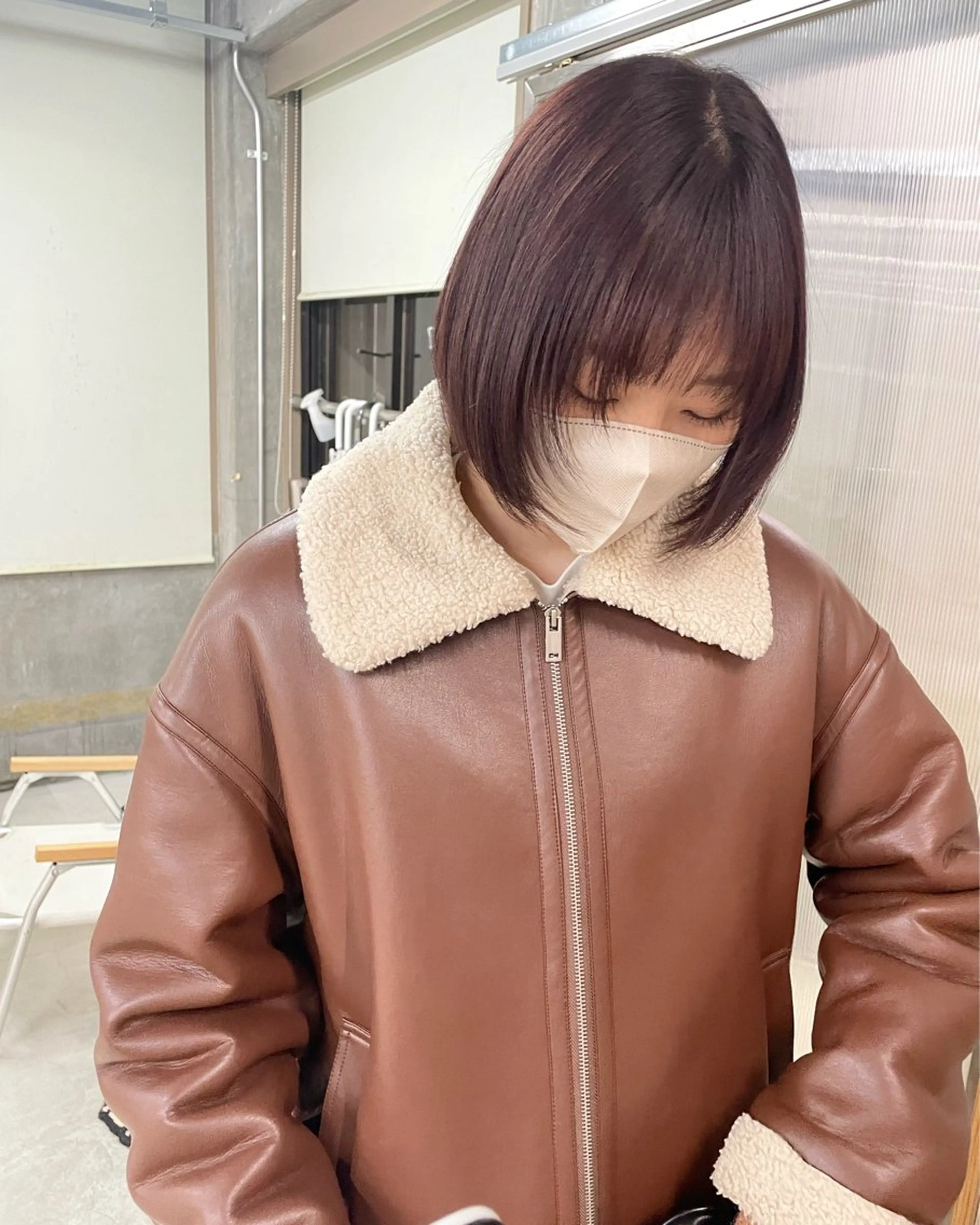 ミディアム サトウ レンマのヘアスタイル