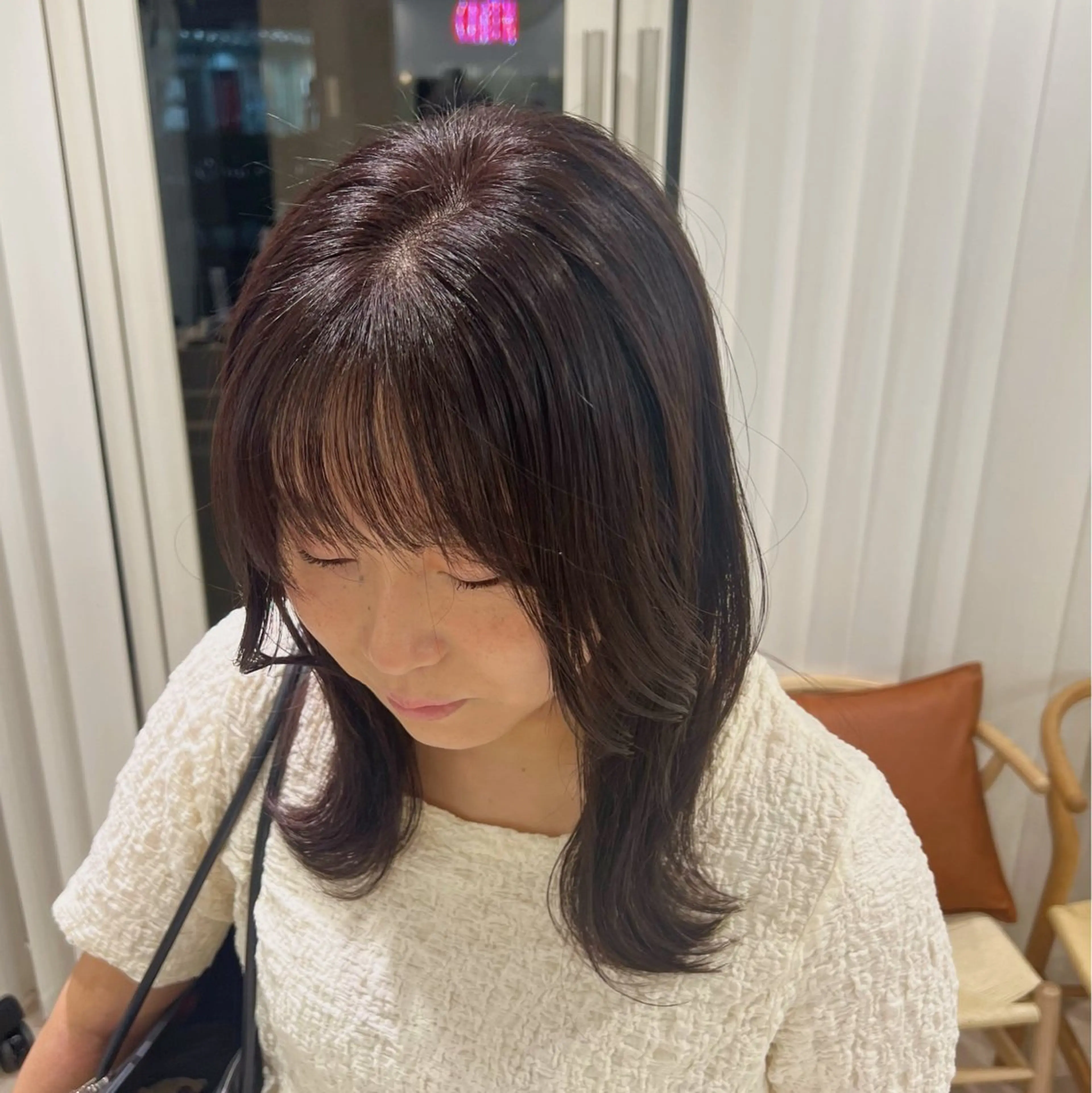 ミディアム カラー 透明感カラー 透明感/ベージュ /kazui🐈のヘアスタイル