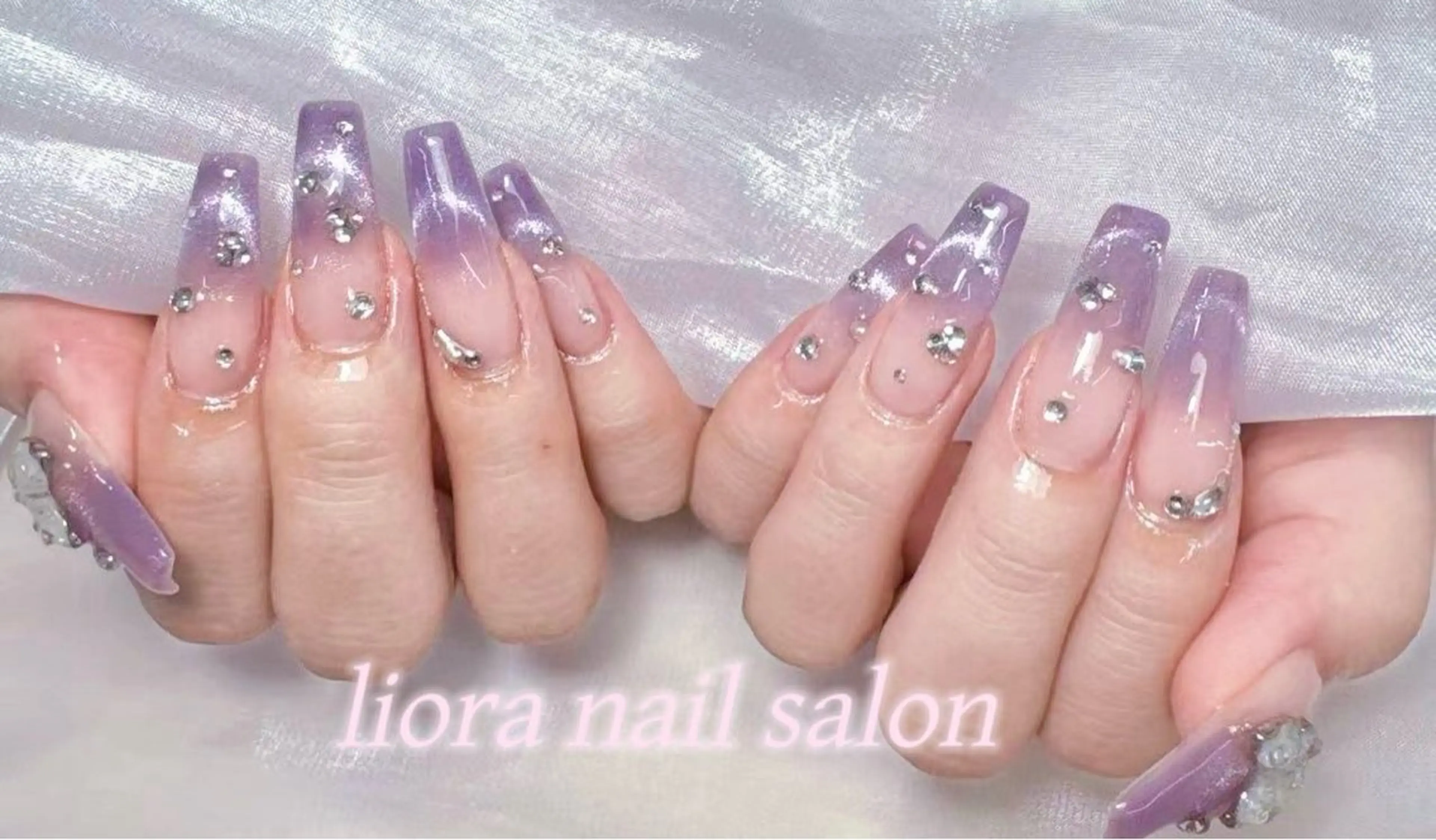 ネイル 長さ出し 持ち込み ハンドネイル Liora nailのネイルデザイン