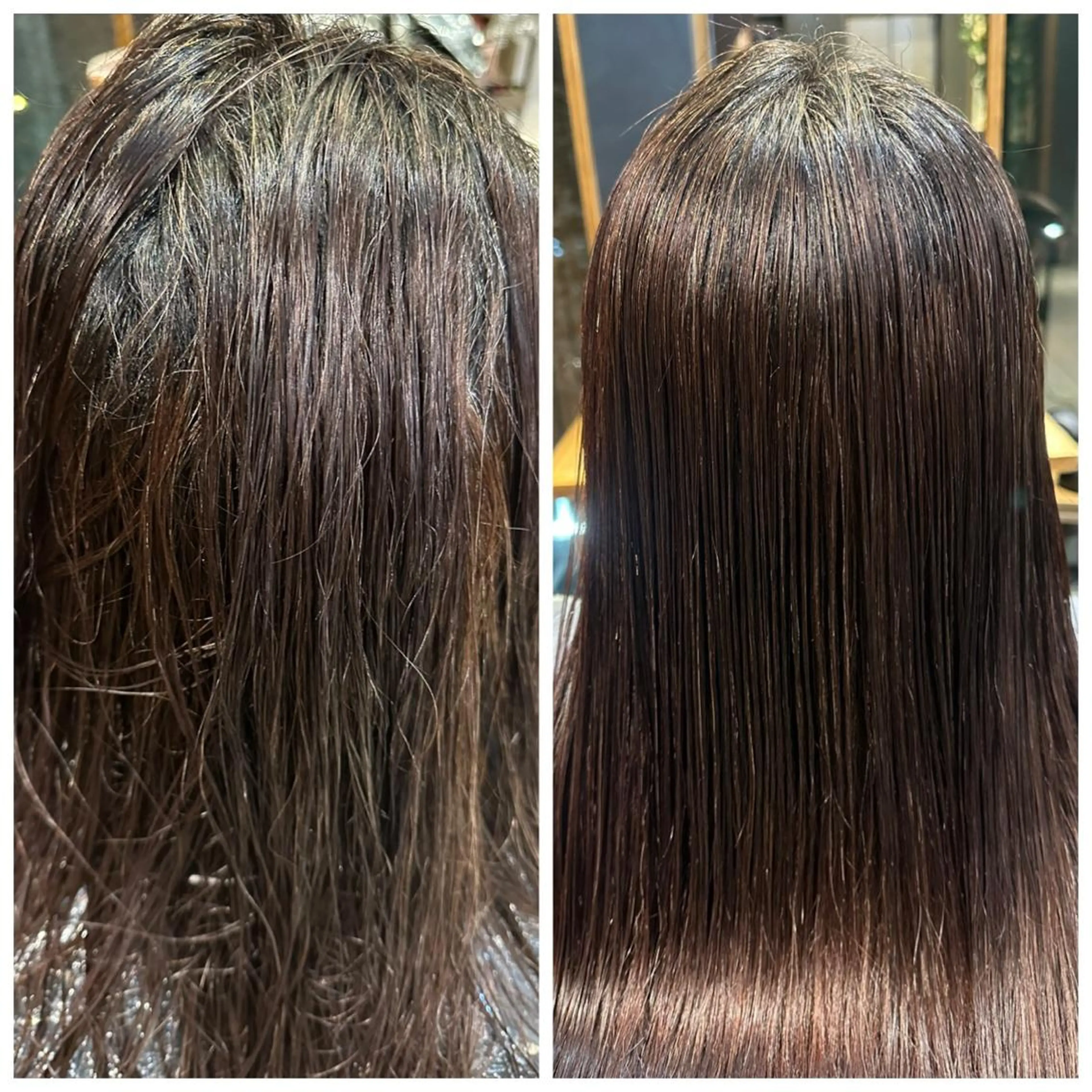 パーマ 縮毛矯正 縮毛矯正 LOANA カラー &縮毛モデル募集のヘアスタイル