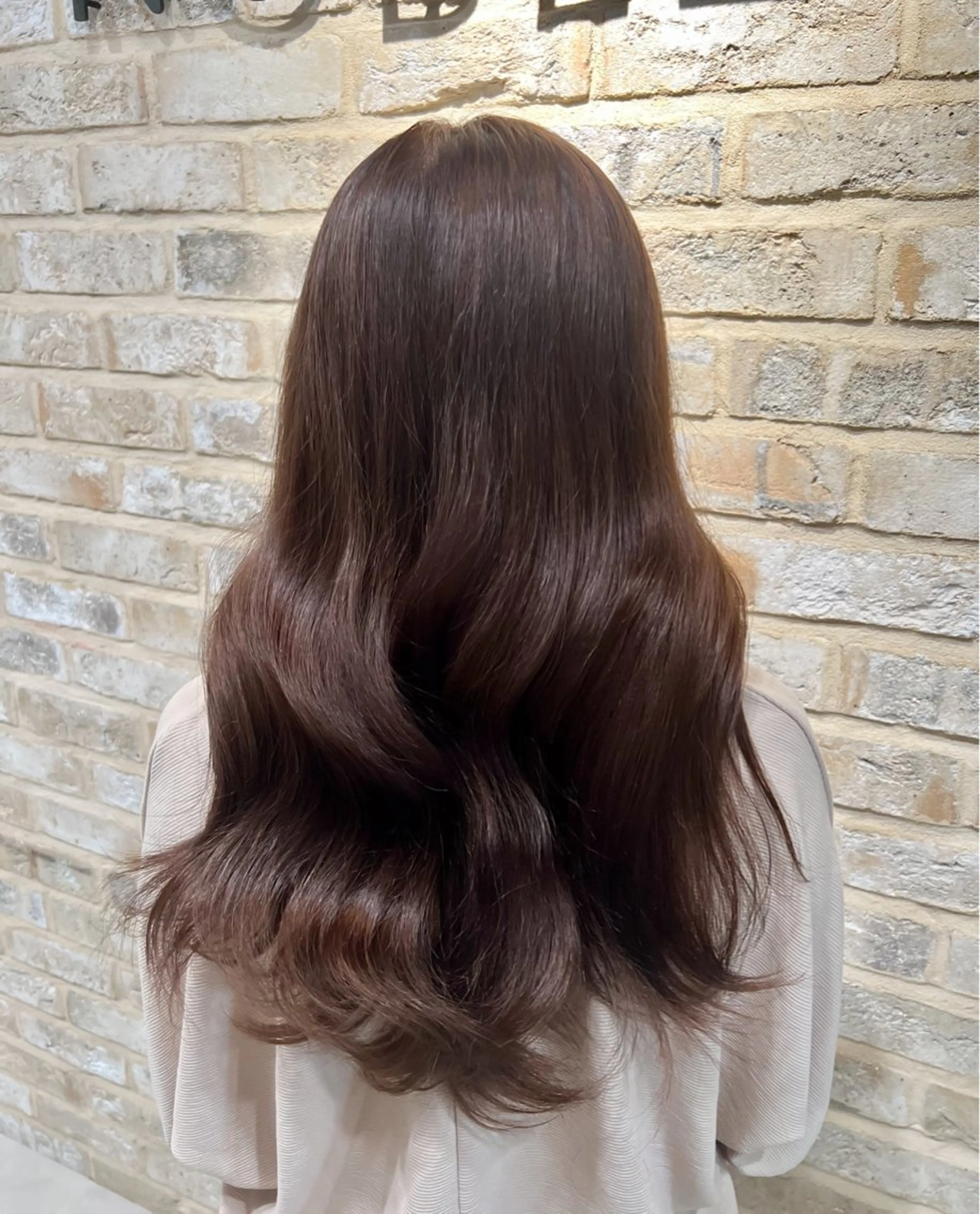 ロング カラー 和夢/メンズカット/ パーマ/ハイトーンのヘアスタイル