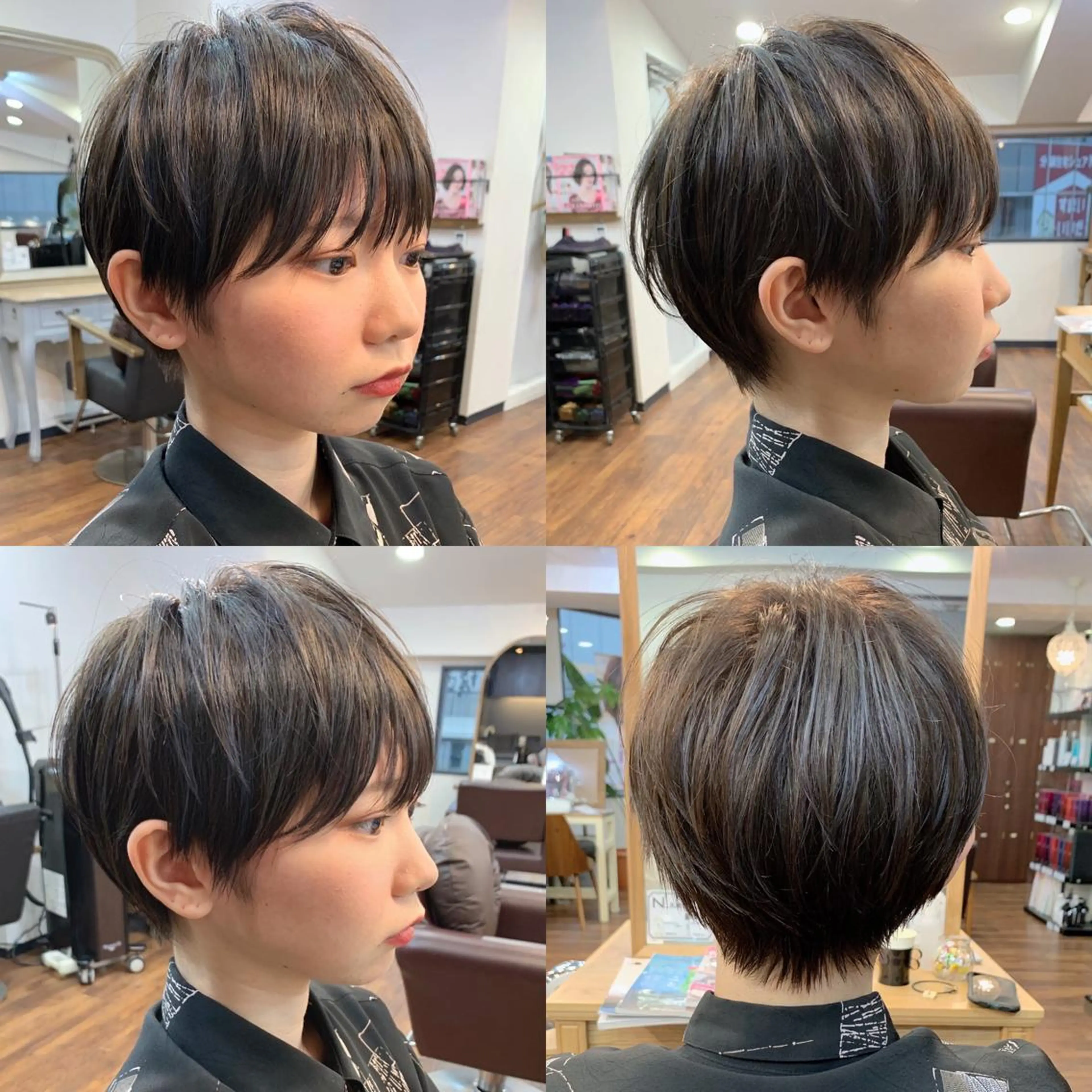 ショート 縮毛矯正/ショート/ レイヤー/畑中正敏のヘアスタイル