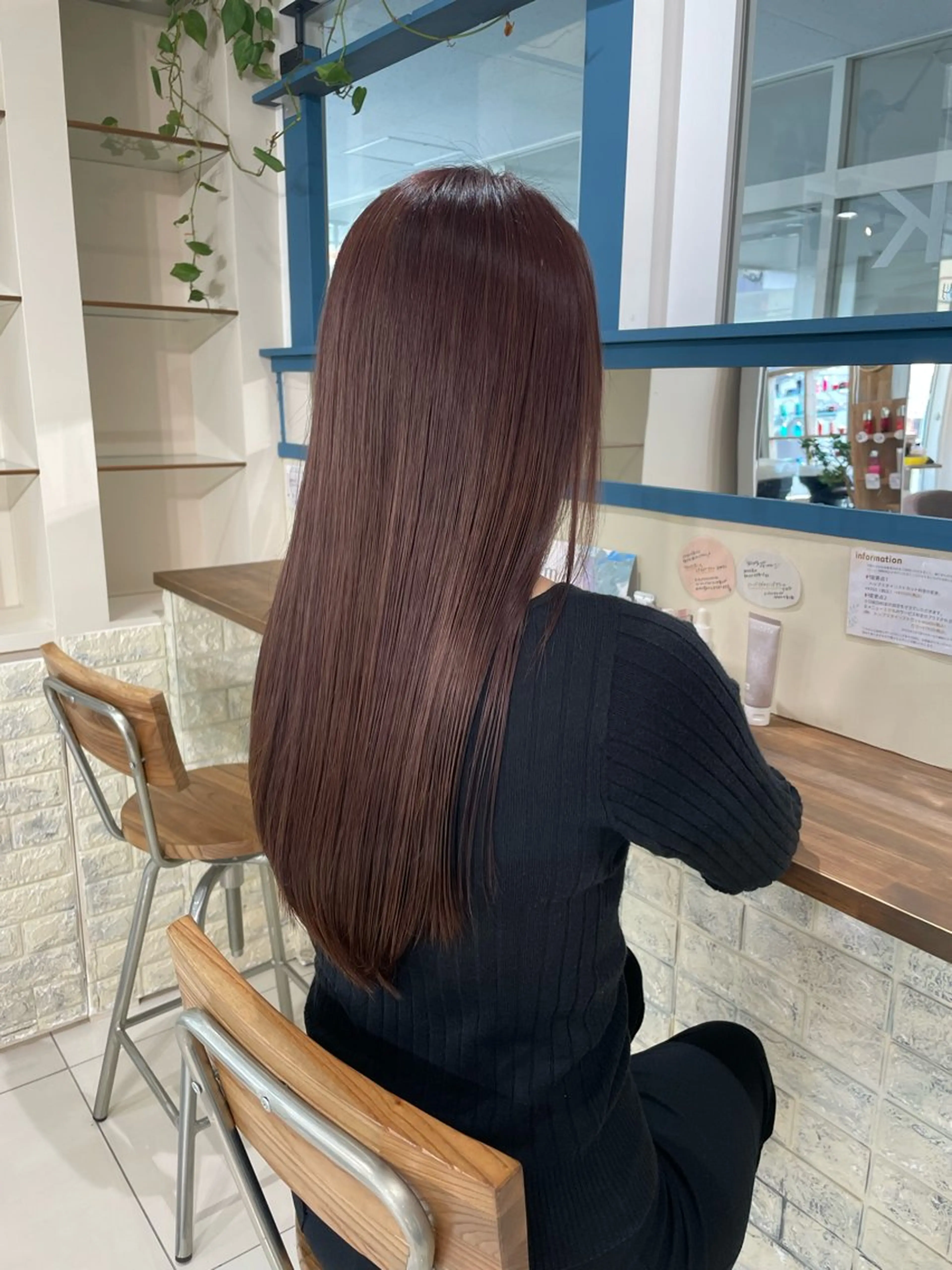 ロング カラー ピンクカラー ピンクパープル パープルカラー ♚Honoka♚ ヘアセットのヘアスタイル