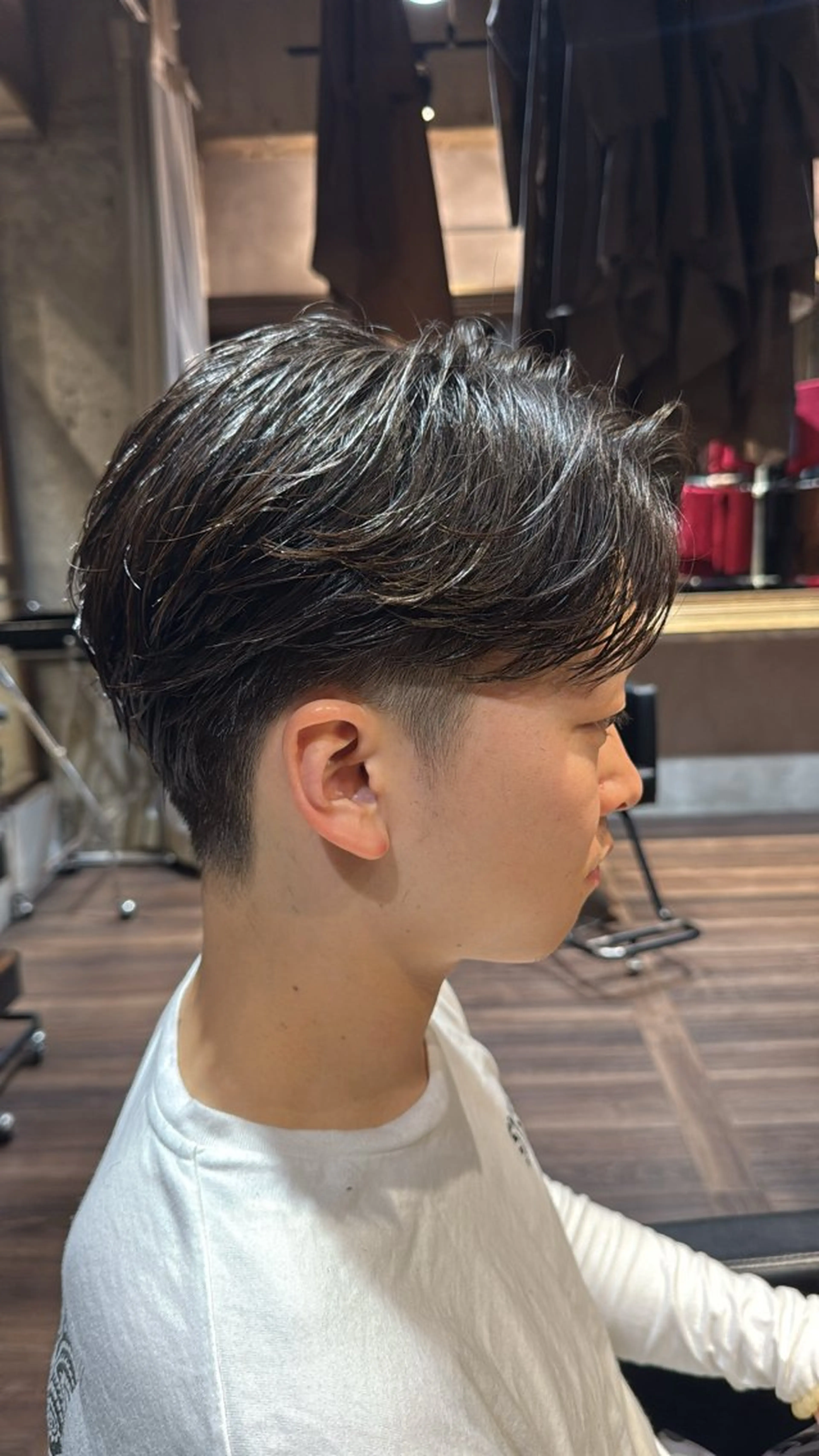 ショート パーマ メンズ ビジネス ショートヘア メンズ/佐藤 恒輝のヘアスタイル