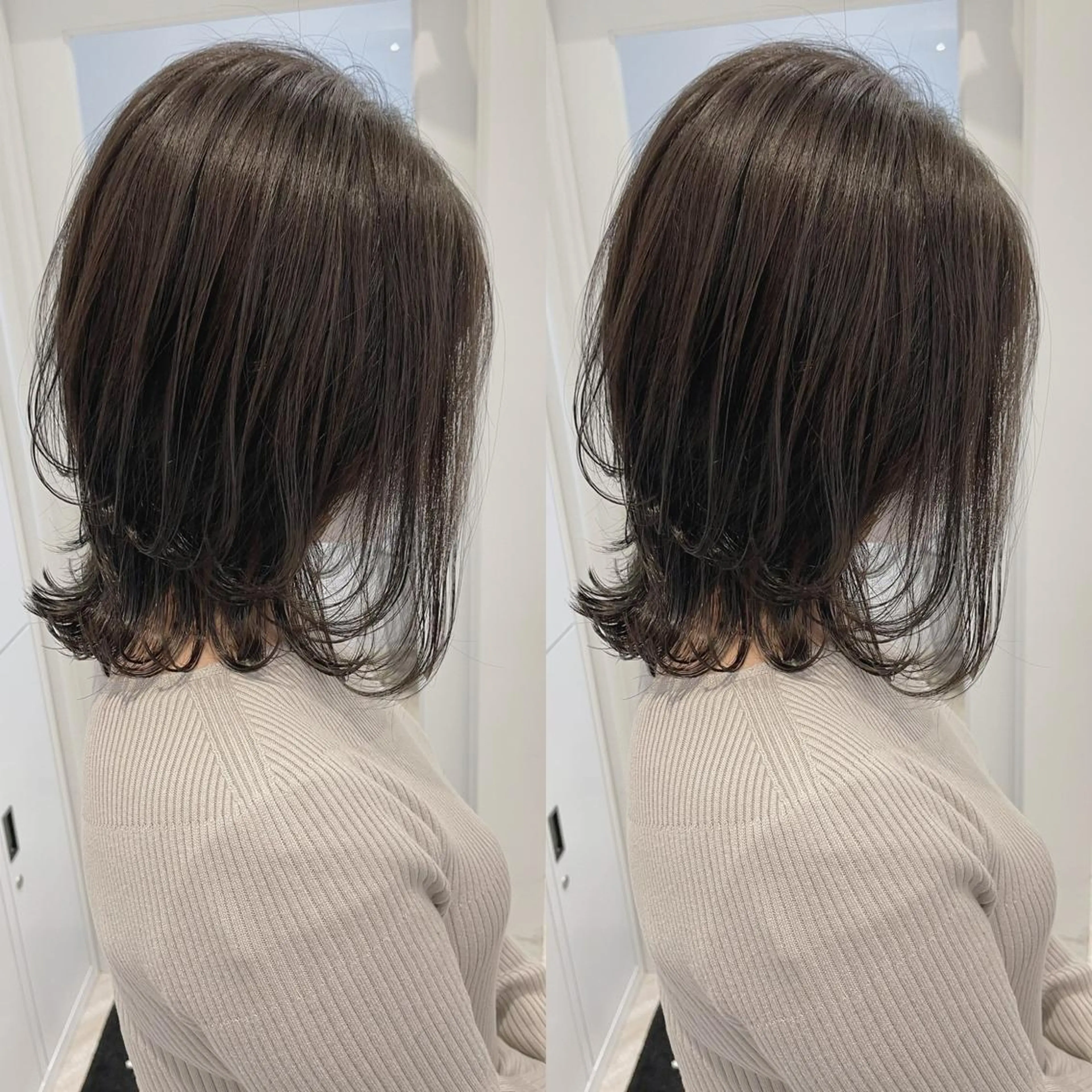 ミディアム 佐々木 裕一のヘアスタイル