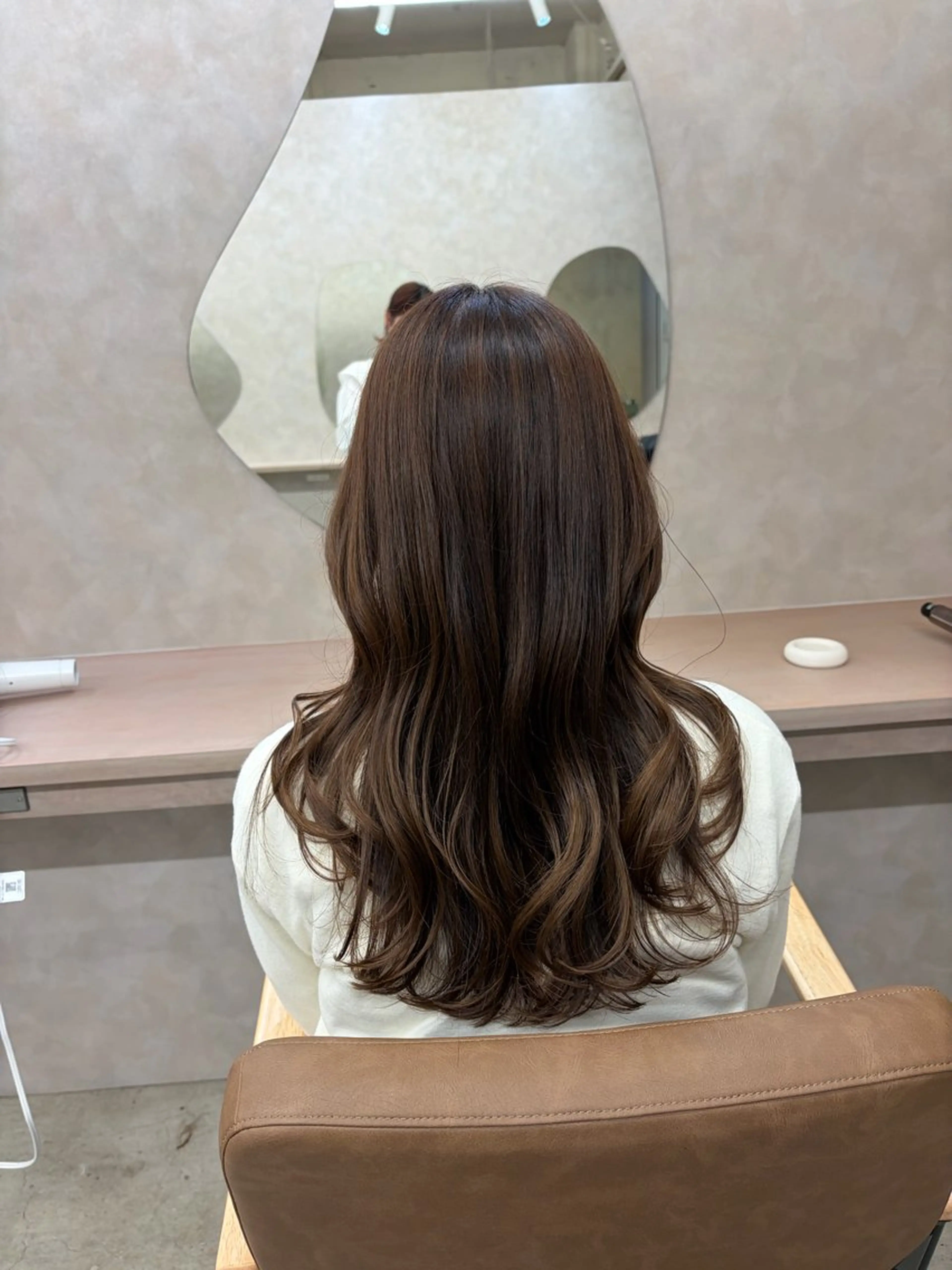 ロング カラー カット ヘアカラー 明賀　瞳 /みょうが　ひとみのヘアスタイル