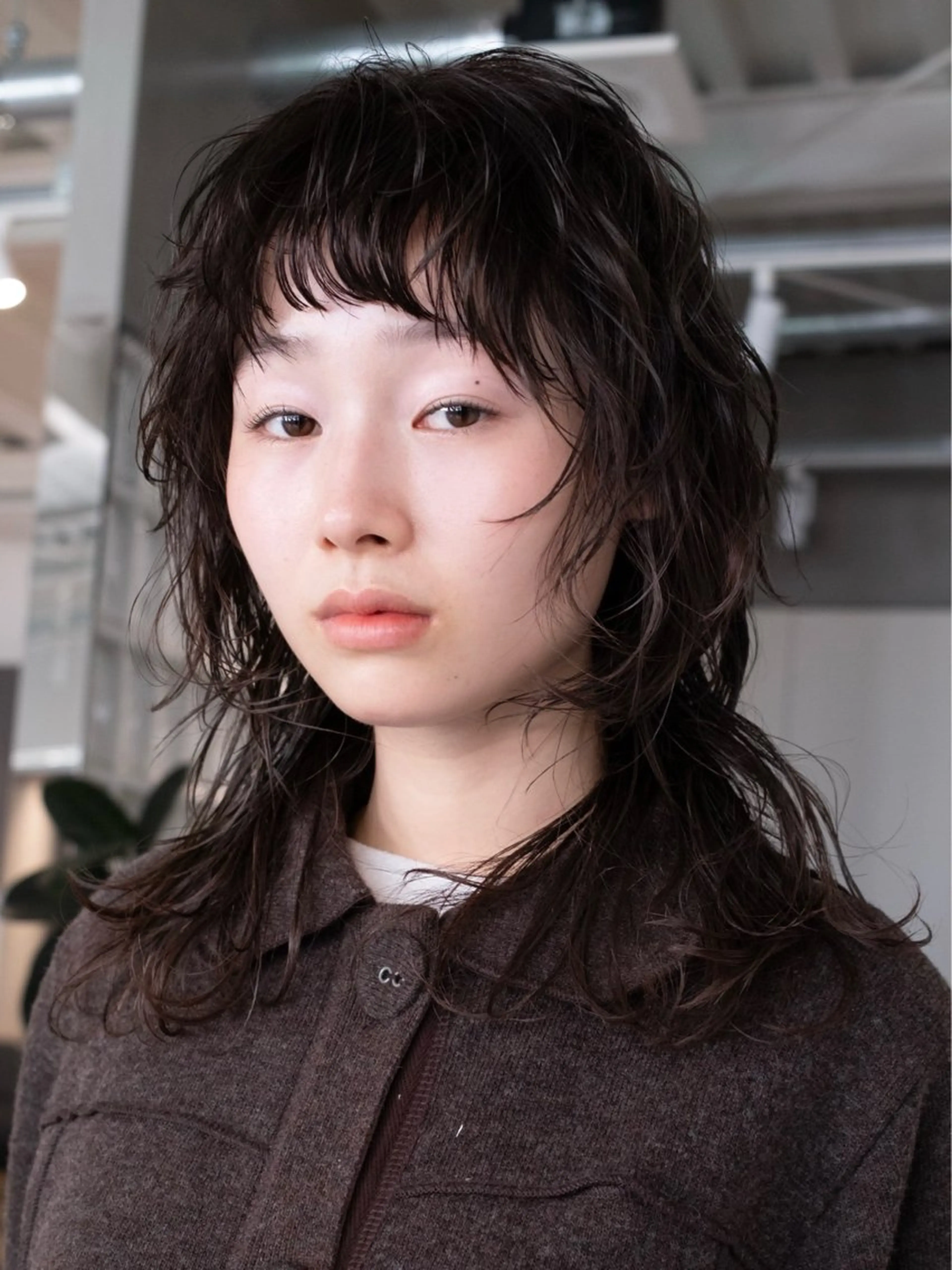 ロング レディース／メンズ パーマ特化／内山遥斗のヘアスタイル