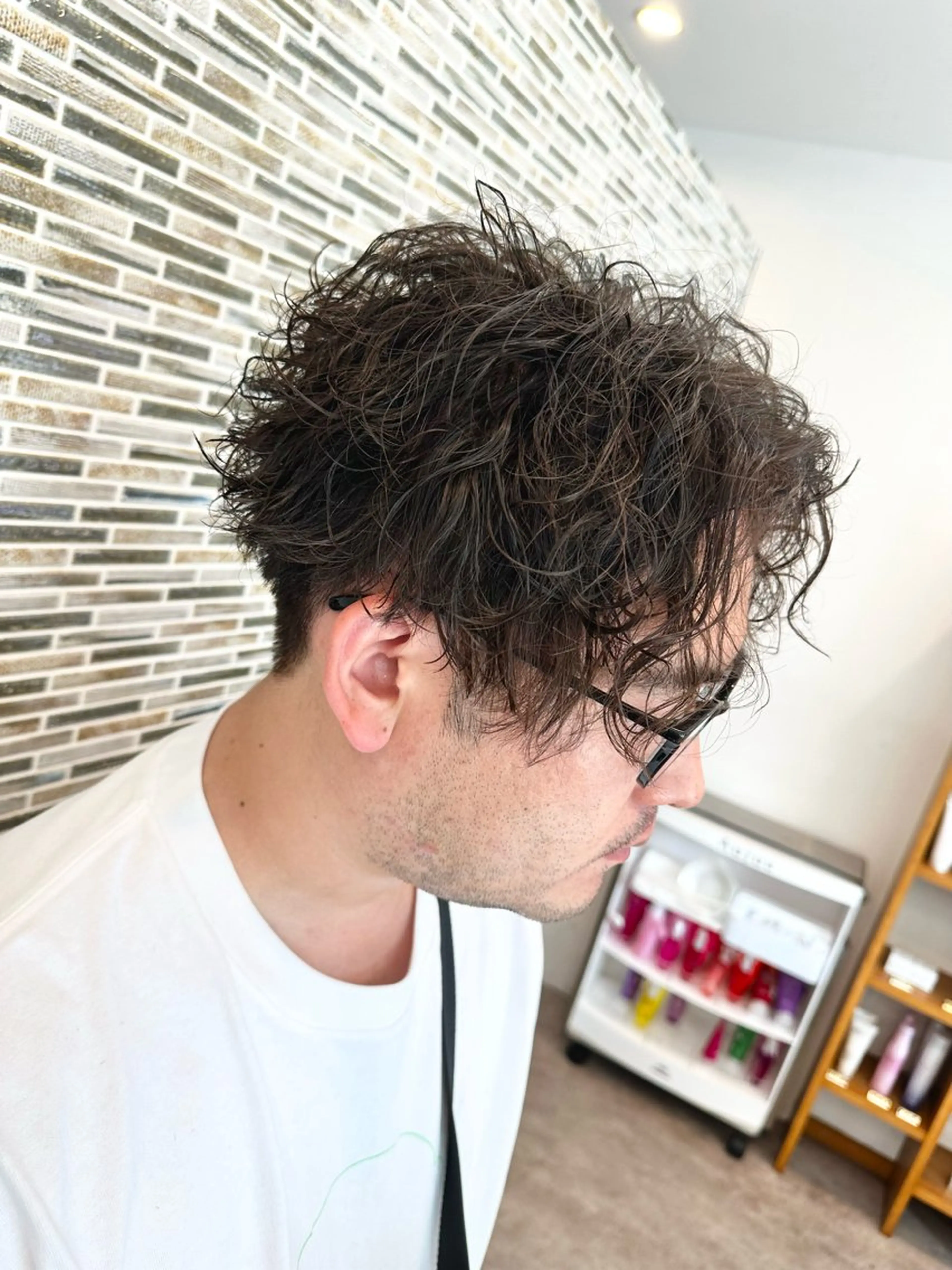 パーマ カット パーマ RICHAIR 長嶺旬佑のヘアスタイル