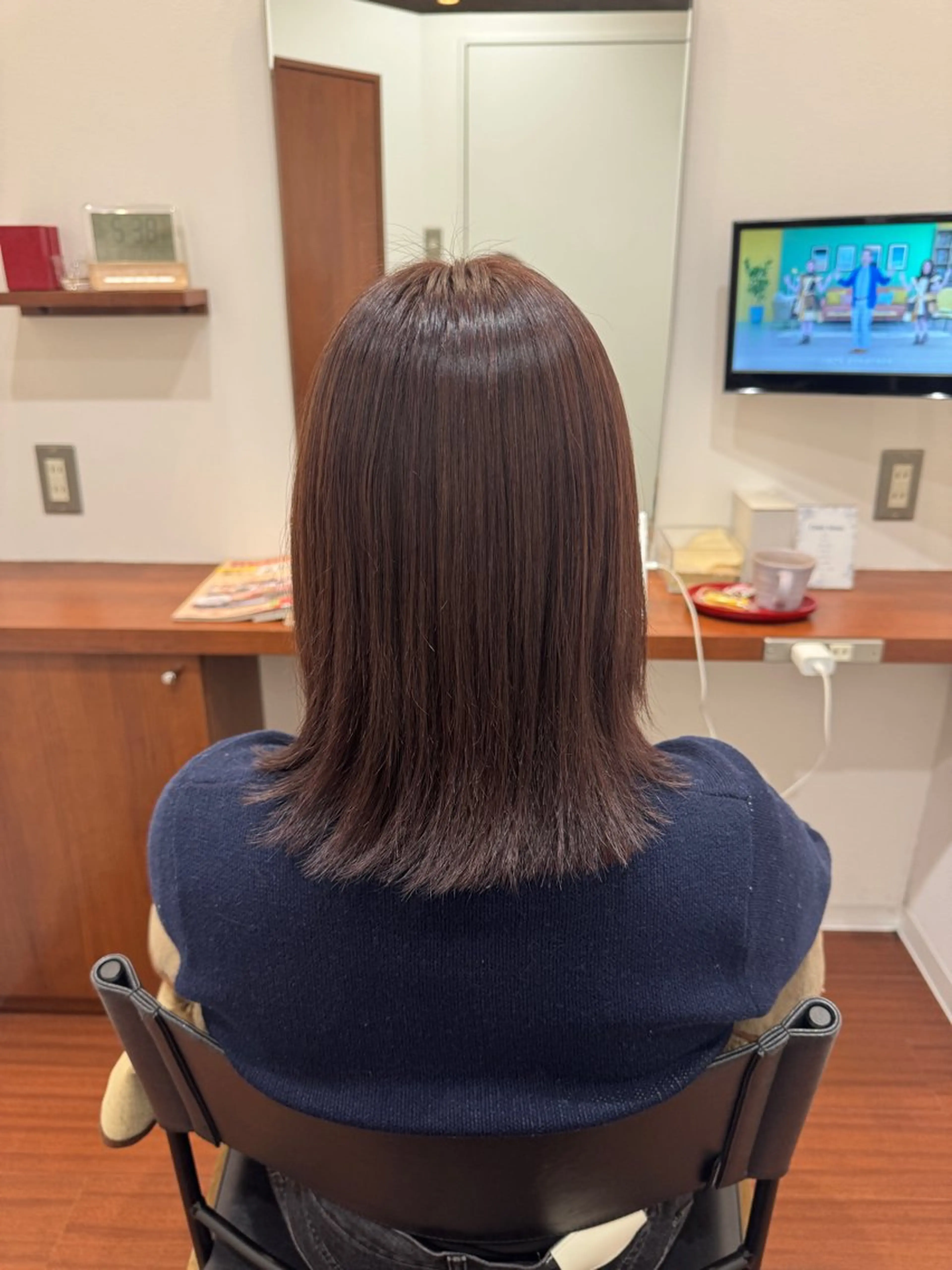 ミディアム 髪質改善 トリートメント カット ヘアカラー トリートメント Dears 望月のヘアスタイル