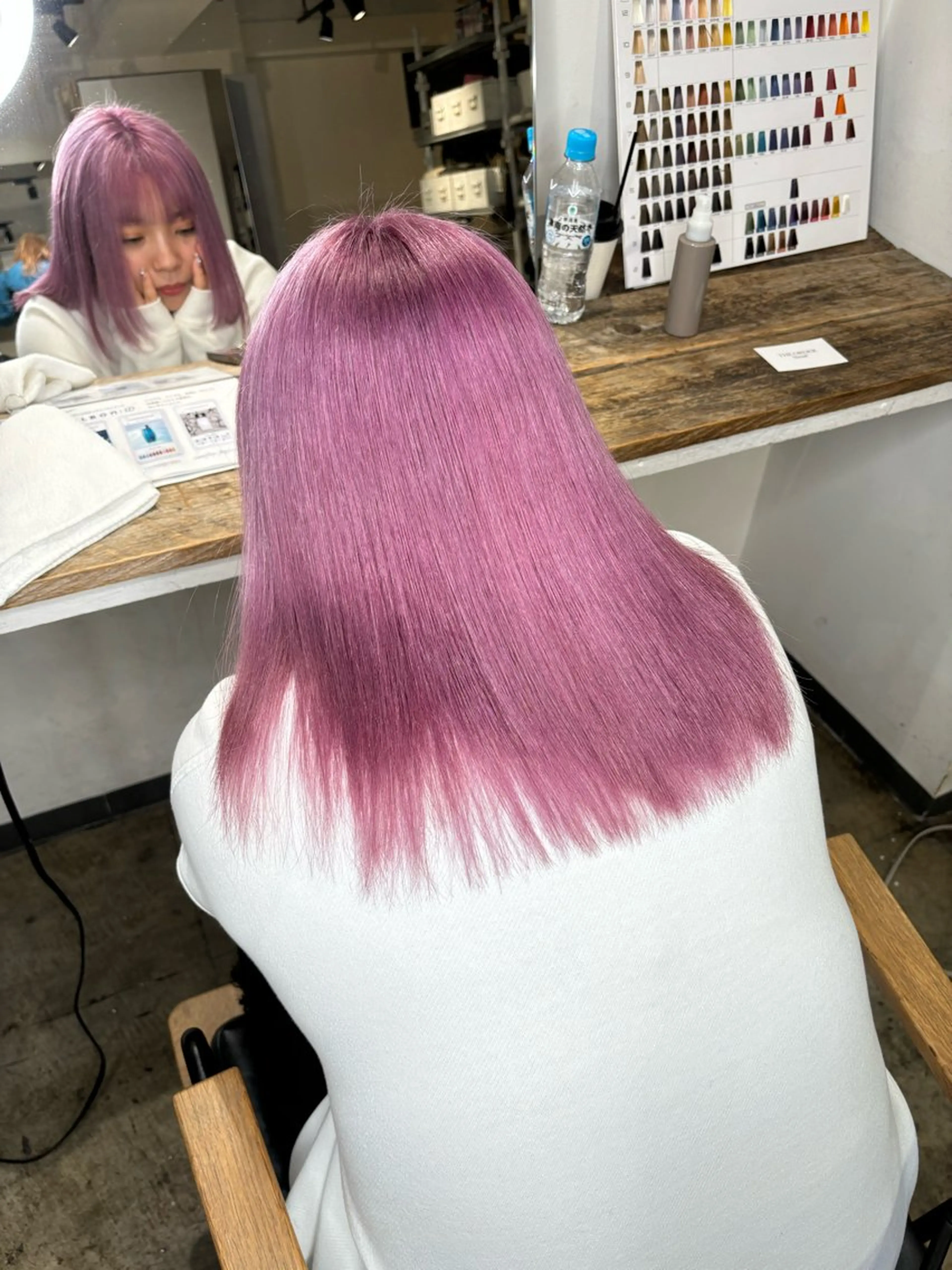 カラー 💫miyu💫デザ インカラー/アレンジのヘアスタイル