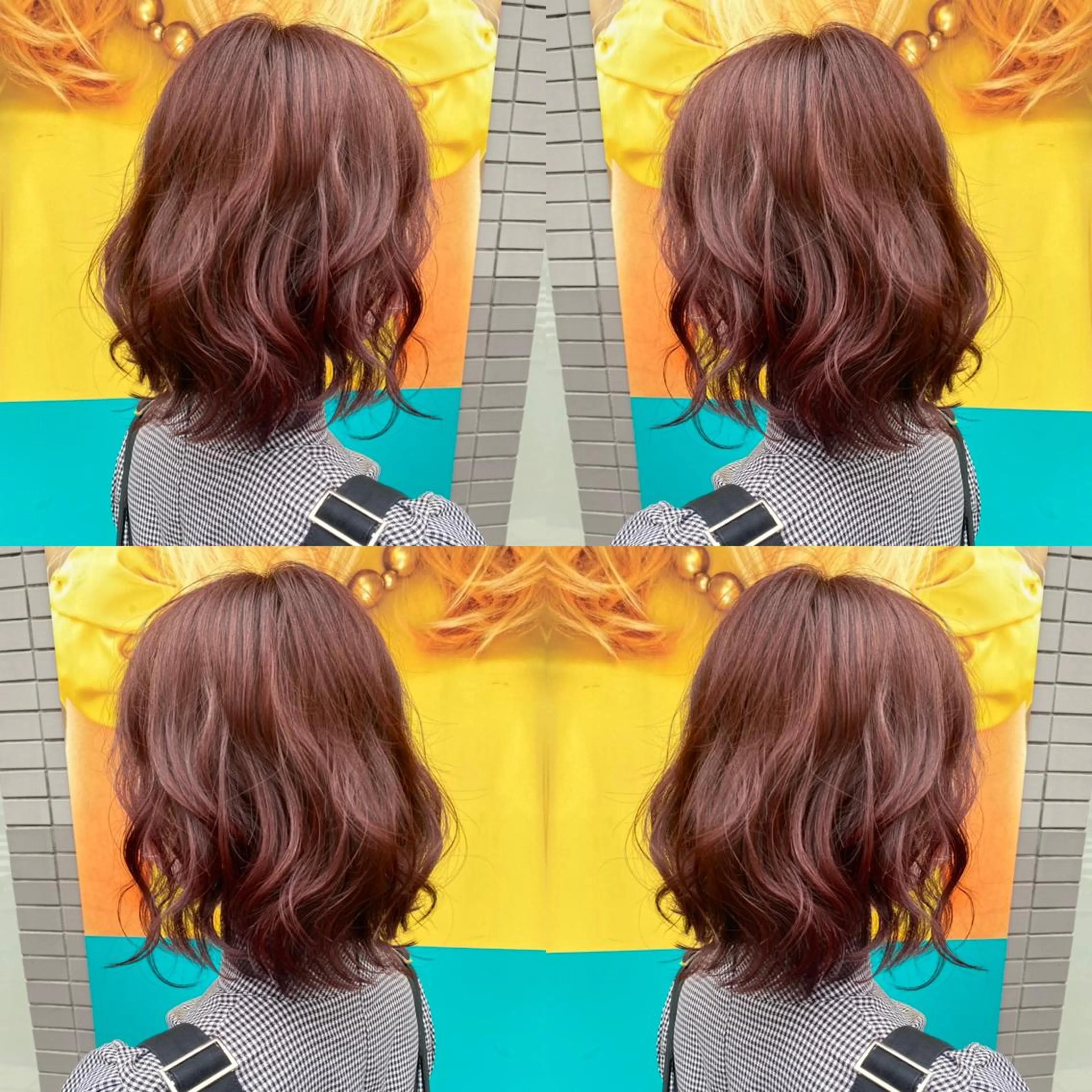 ミディアム カット ヘアカラー 髪質改善カラー/店長 宮内秀峰のヘアスタイル