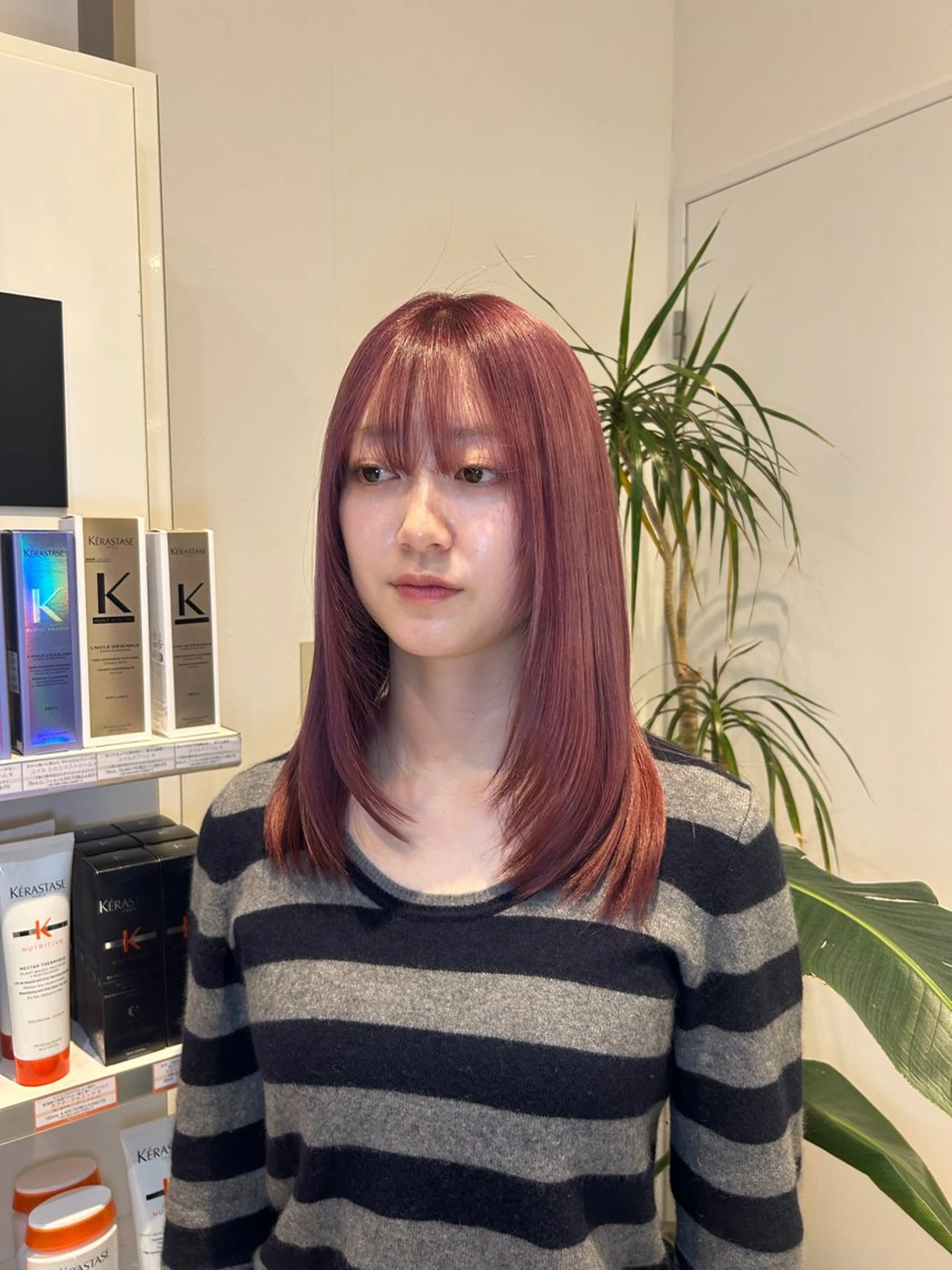 【🌷ミニモ様限定🌷】ケアブリーチ+ヒアルロン酸カラー+トリートメントの写真