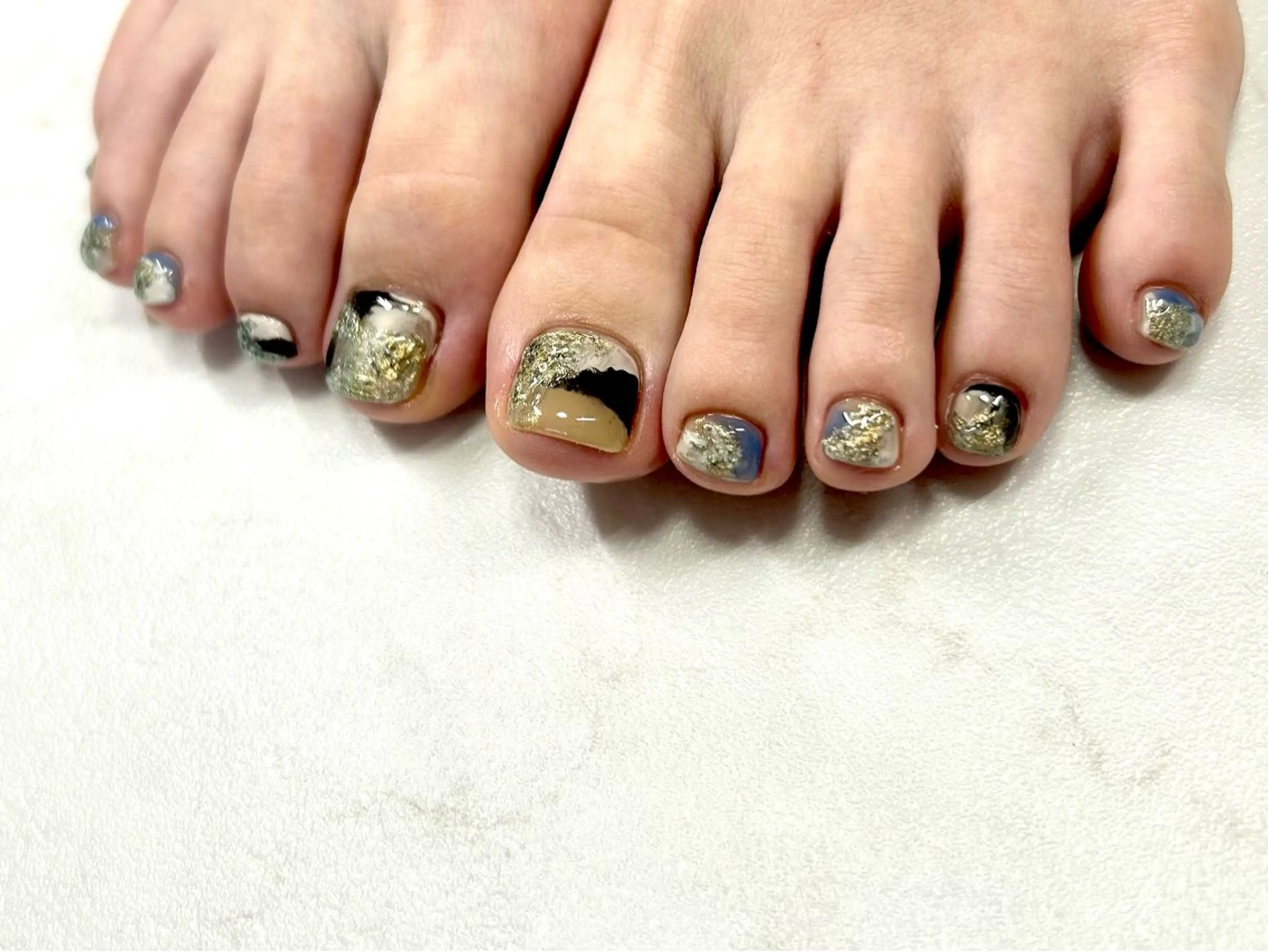 ネイル アートネイル オーロラネイル クリアネイル フットネイル フレンチネイル アトリエ 103のネイルデザイン