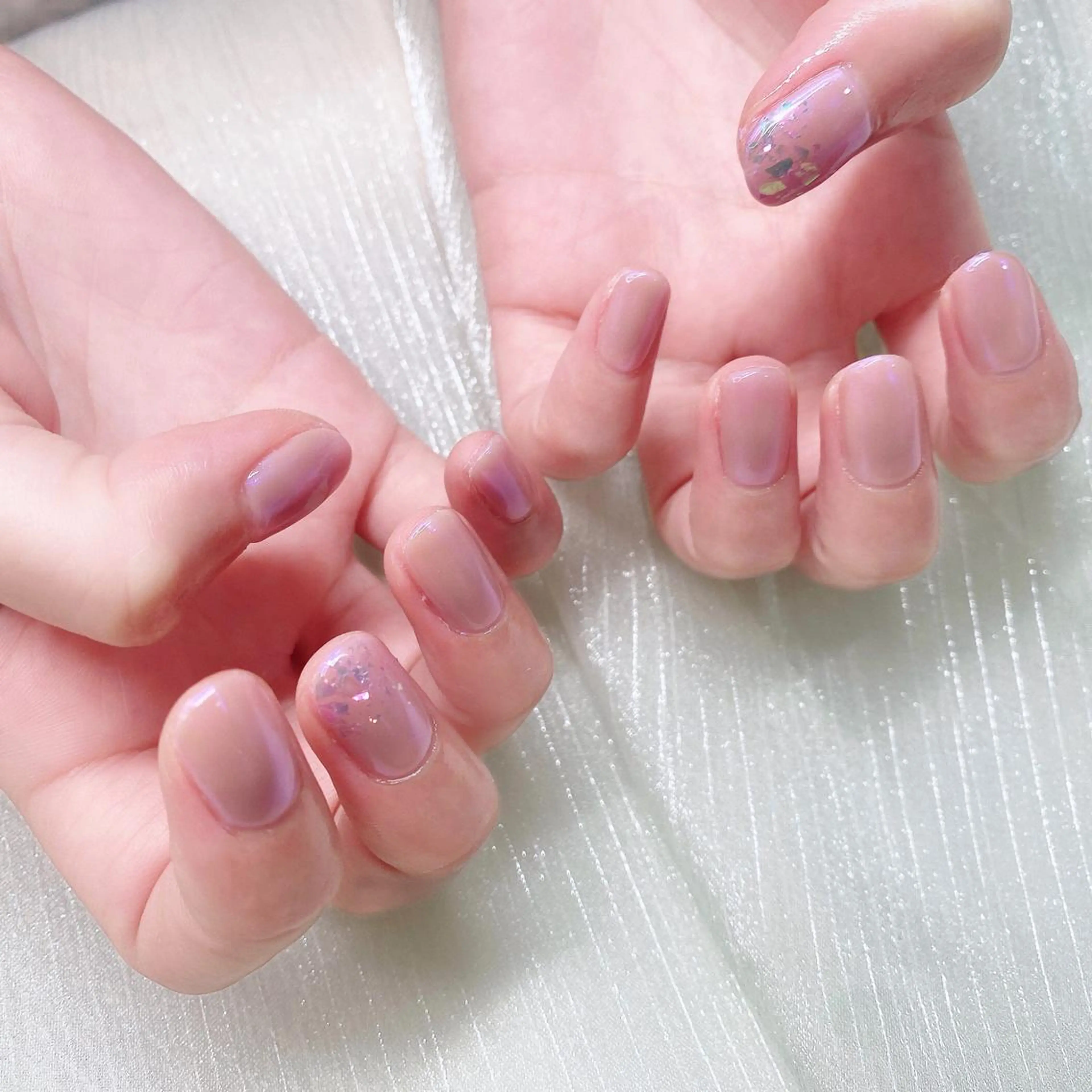 ネイル 長さ出し ハンドネイル Nailist suzuのネイルデザイン