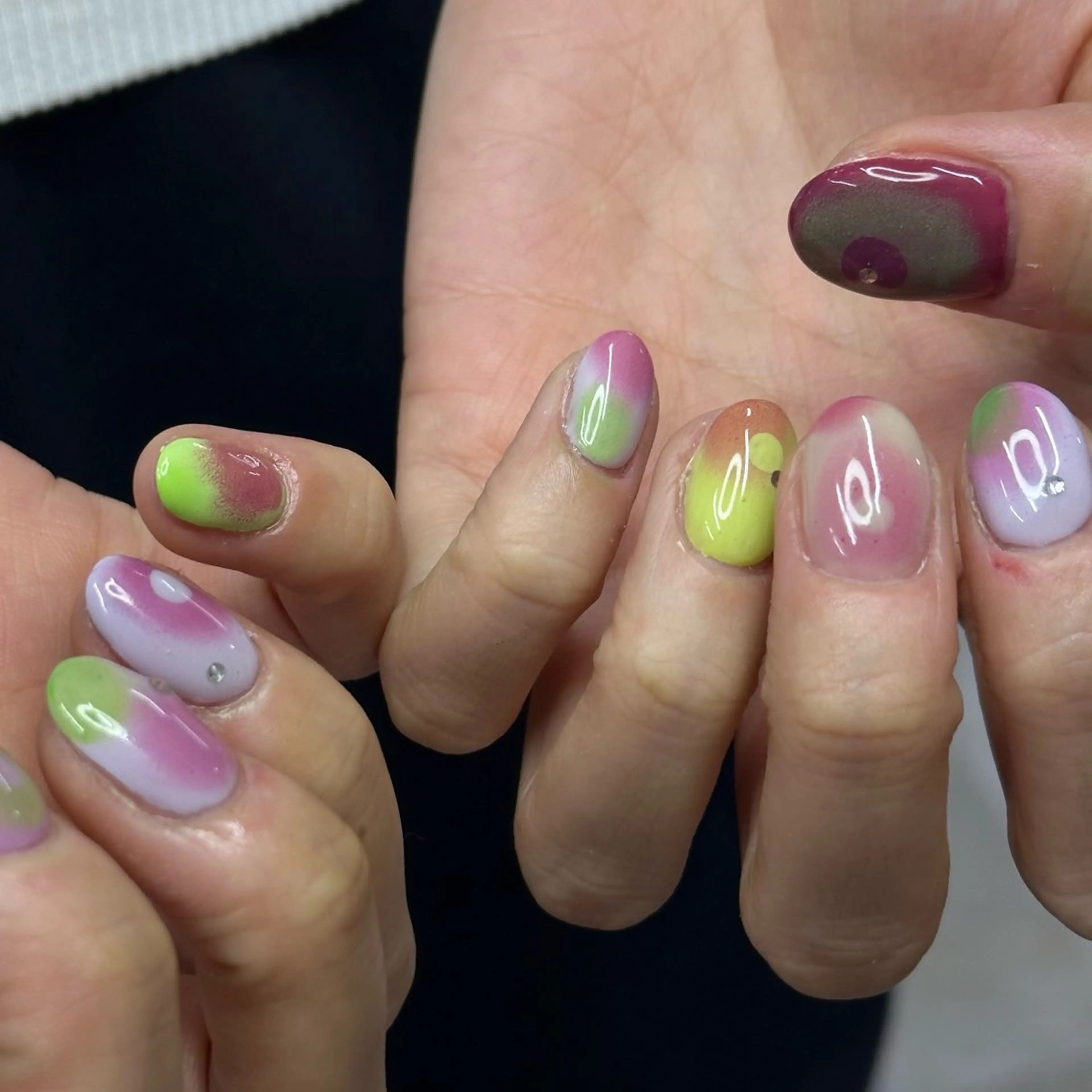 ネイル ハンドネイル フットネイル YukaRyu /癖デザインのネイルデザイン