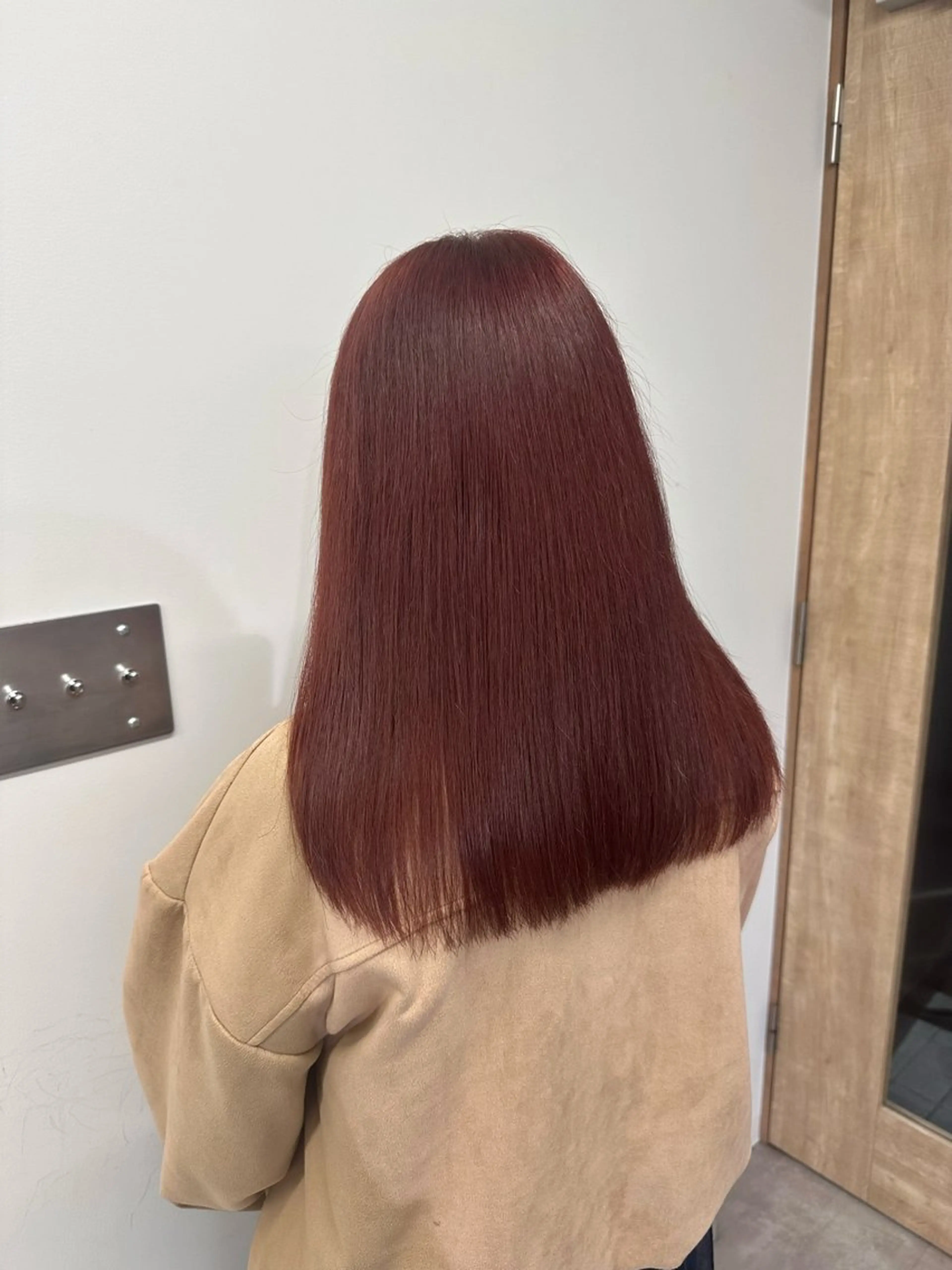 セミロング カラー カット ヘアカラー トリートメント まるみショート/ ボブ/hinaのヘアスタイル